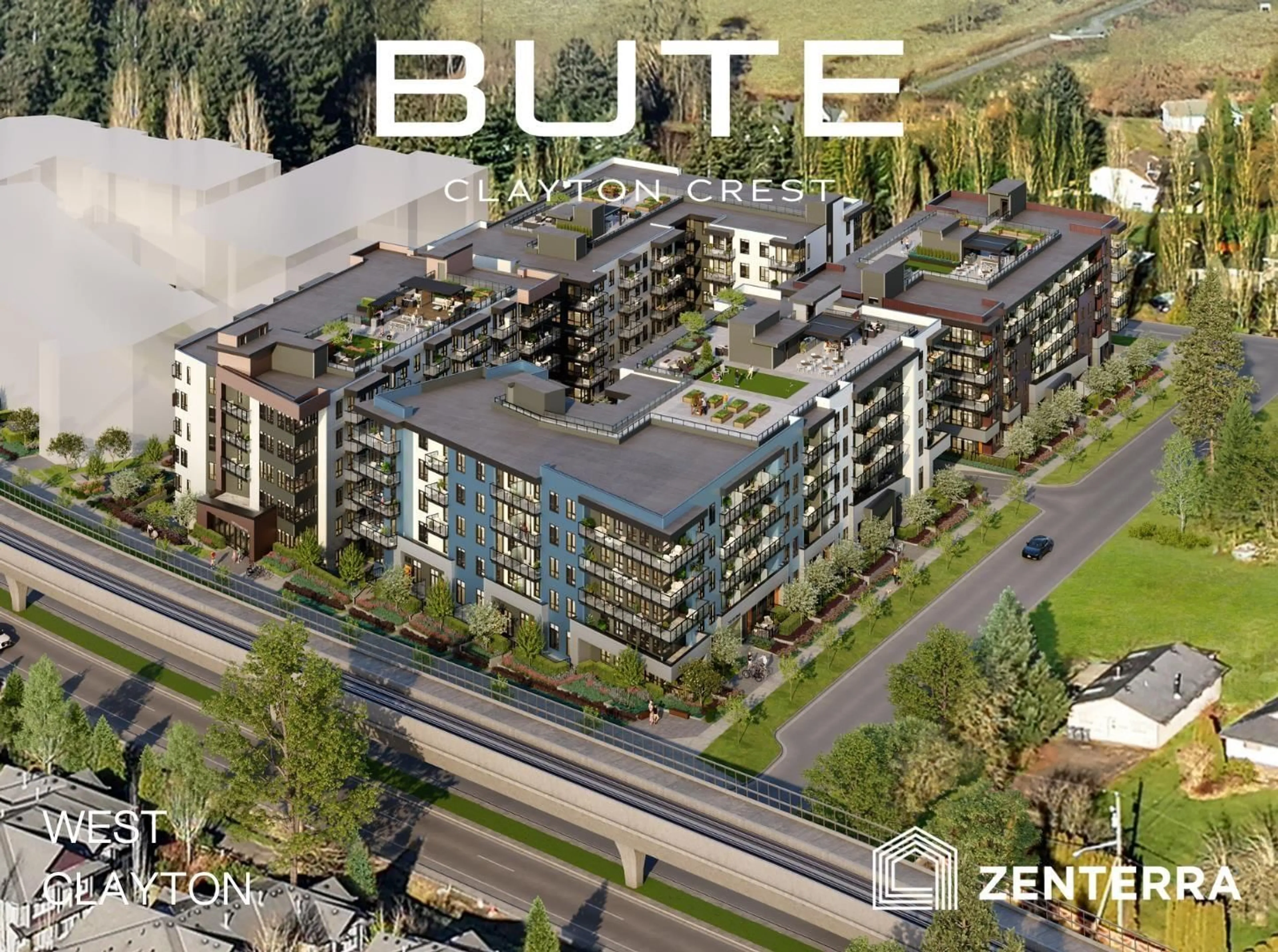 A pic from outside/outdoor area/front of a property/back of a property/a pic from drone, building for B209 - 18088 72 AVENUE, Surrey British Columbia V3N6B7