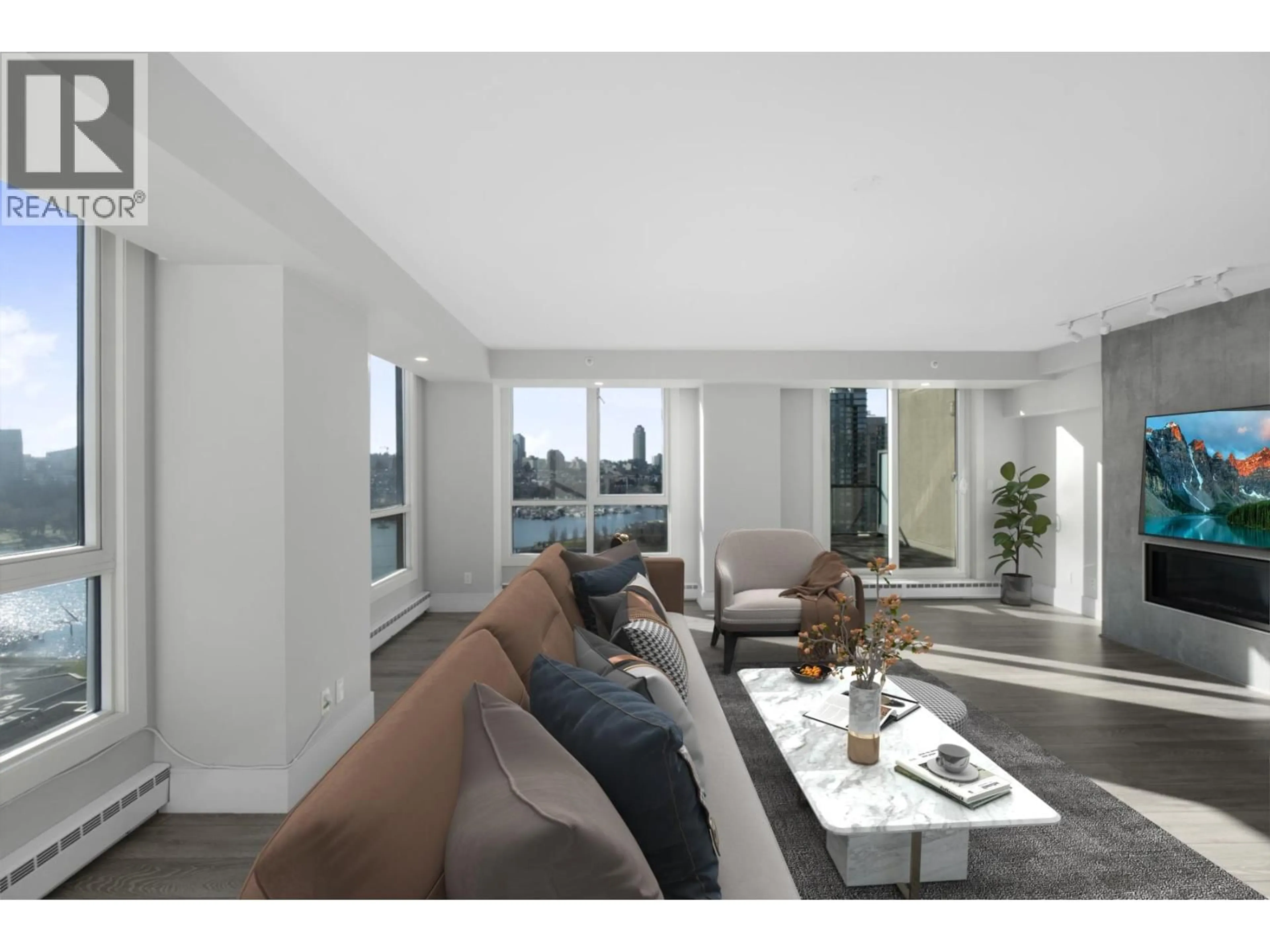 Living room with furniture, unknown for 18A - 199 DRAKE STREET, Vancouver British Columbia V6Z2T9