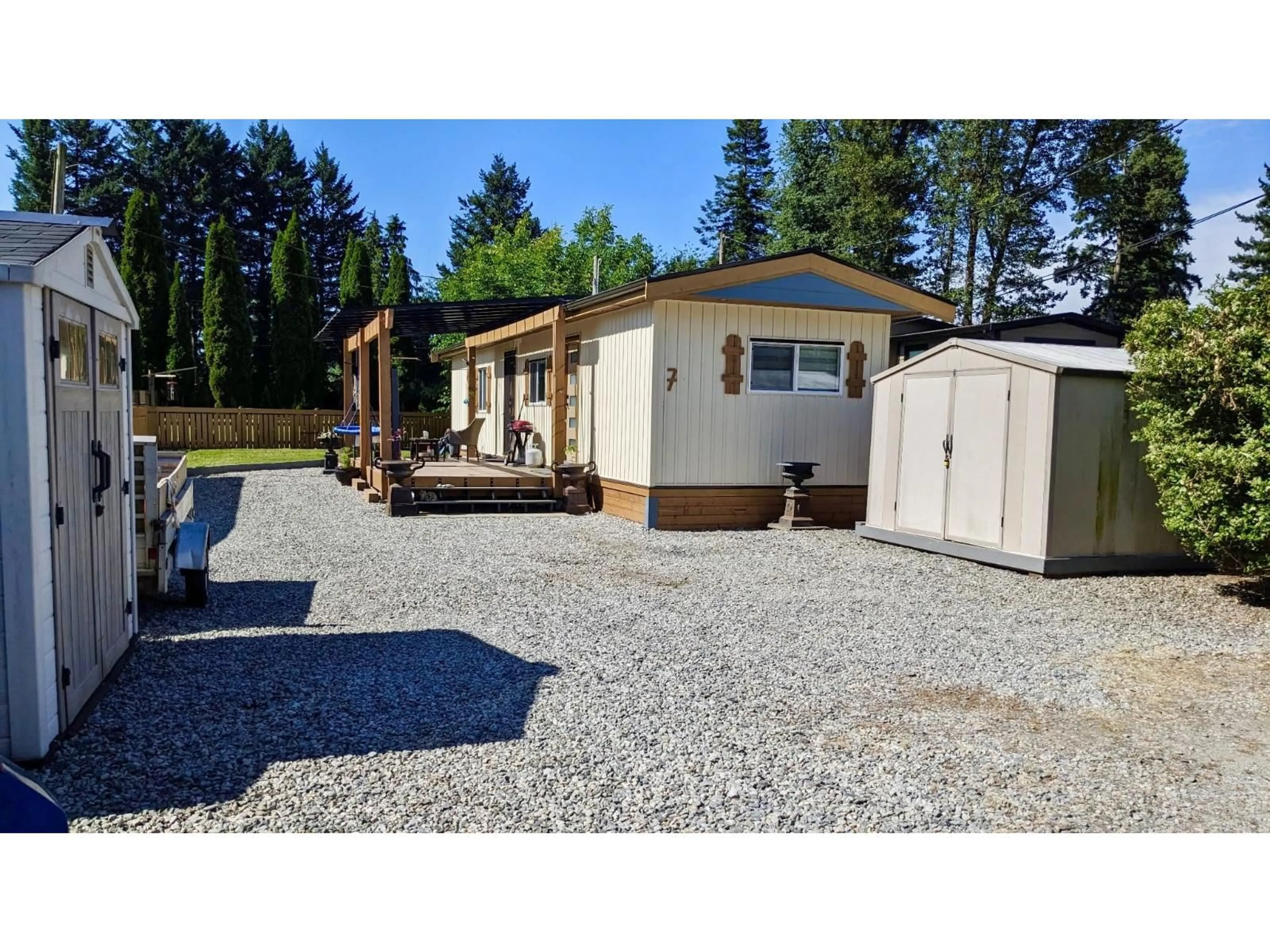 A pic from outside/outdoor area/front of a property/back of a property/a pic from drone, street for 7 - 8953 SHOOK ROAD, Mission British Columbia V2V5M2