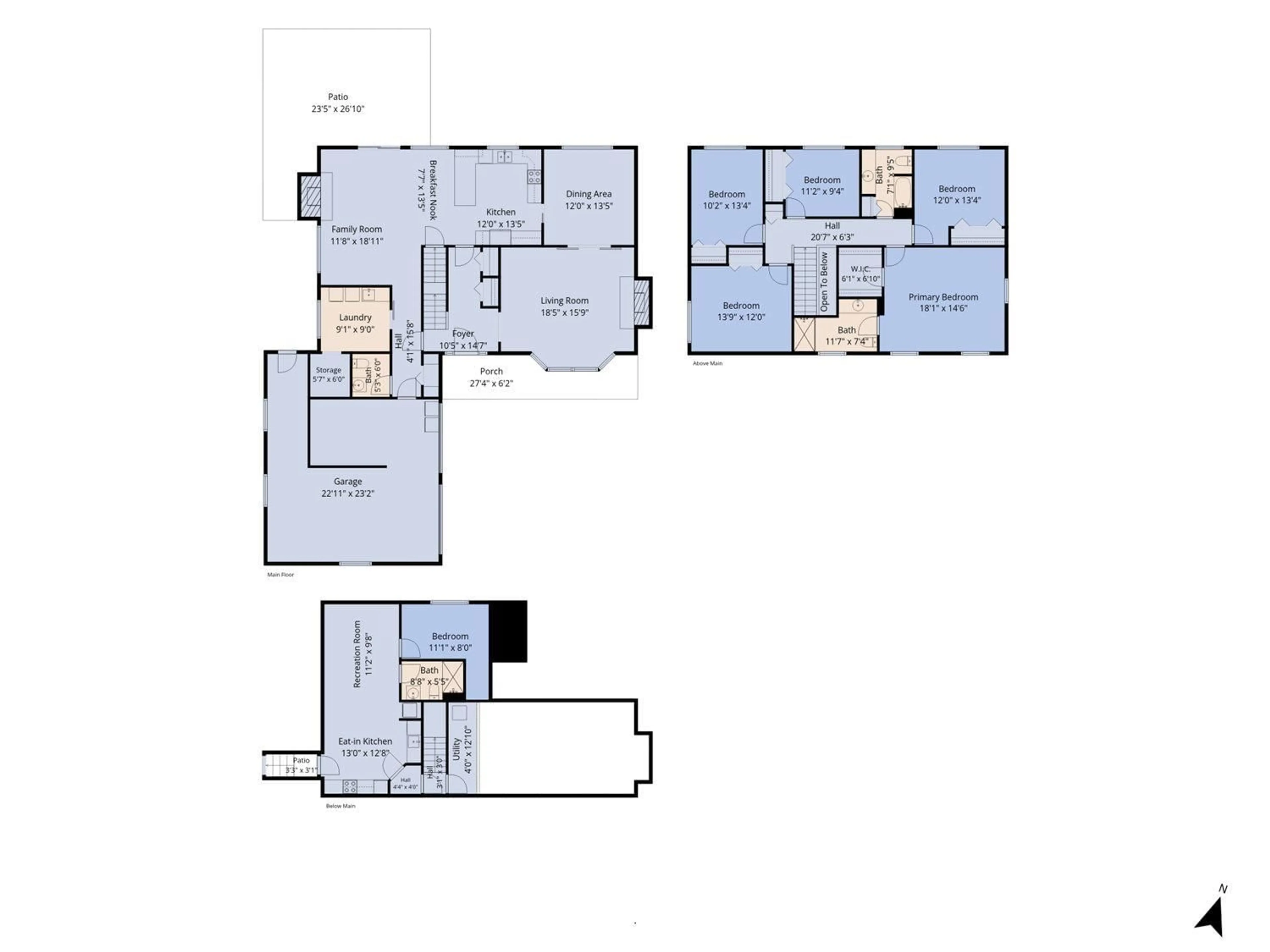 Floor plan for 47345 SWALLOW CRESCENT, Chilliwack British Columbia V2P7P8