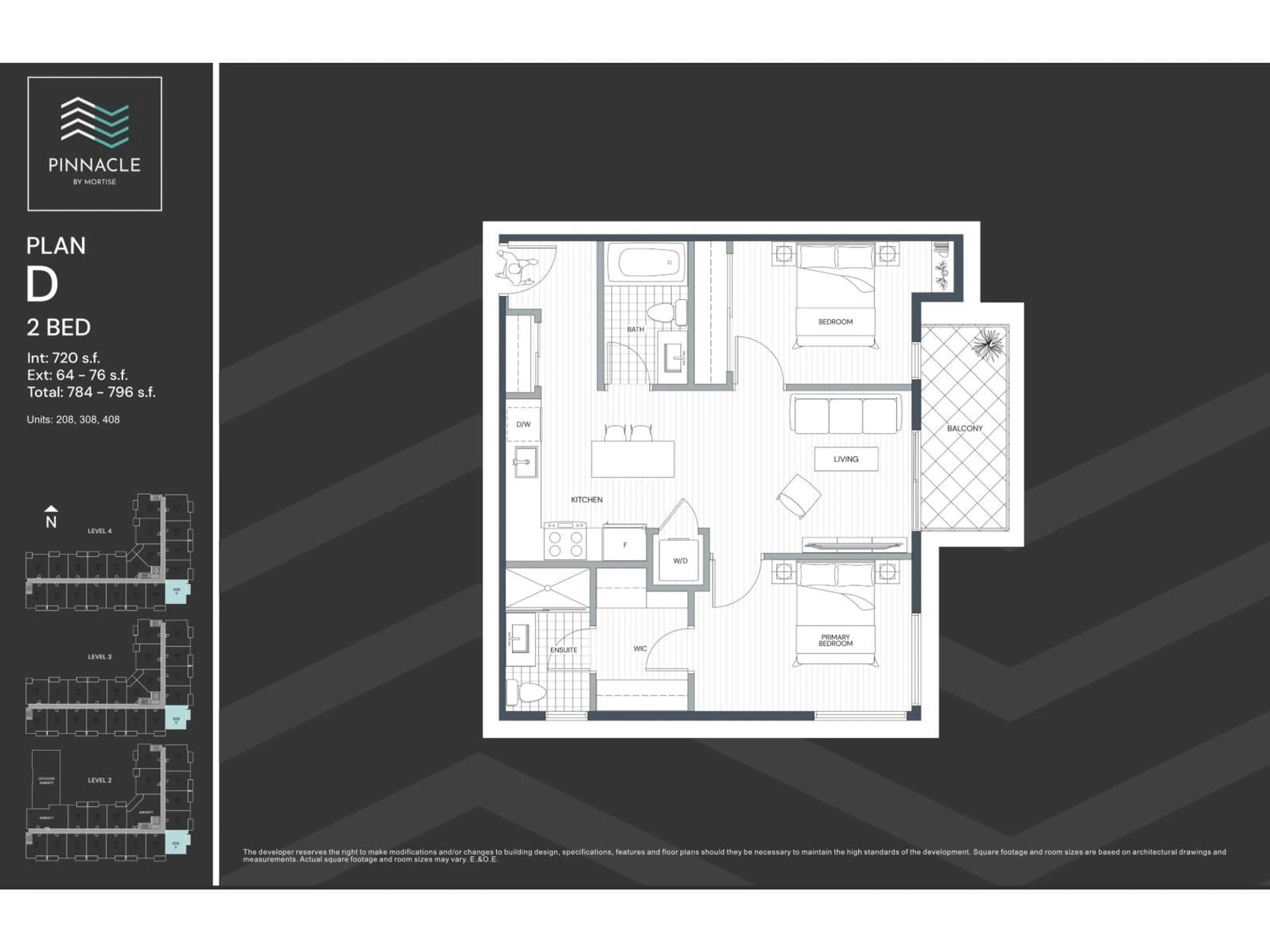 Floor plan for 208 - 1615 160 STREET, Surrey British Columbia V0V0V0