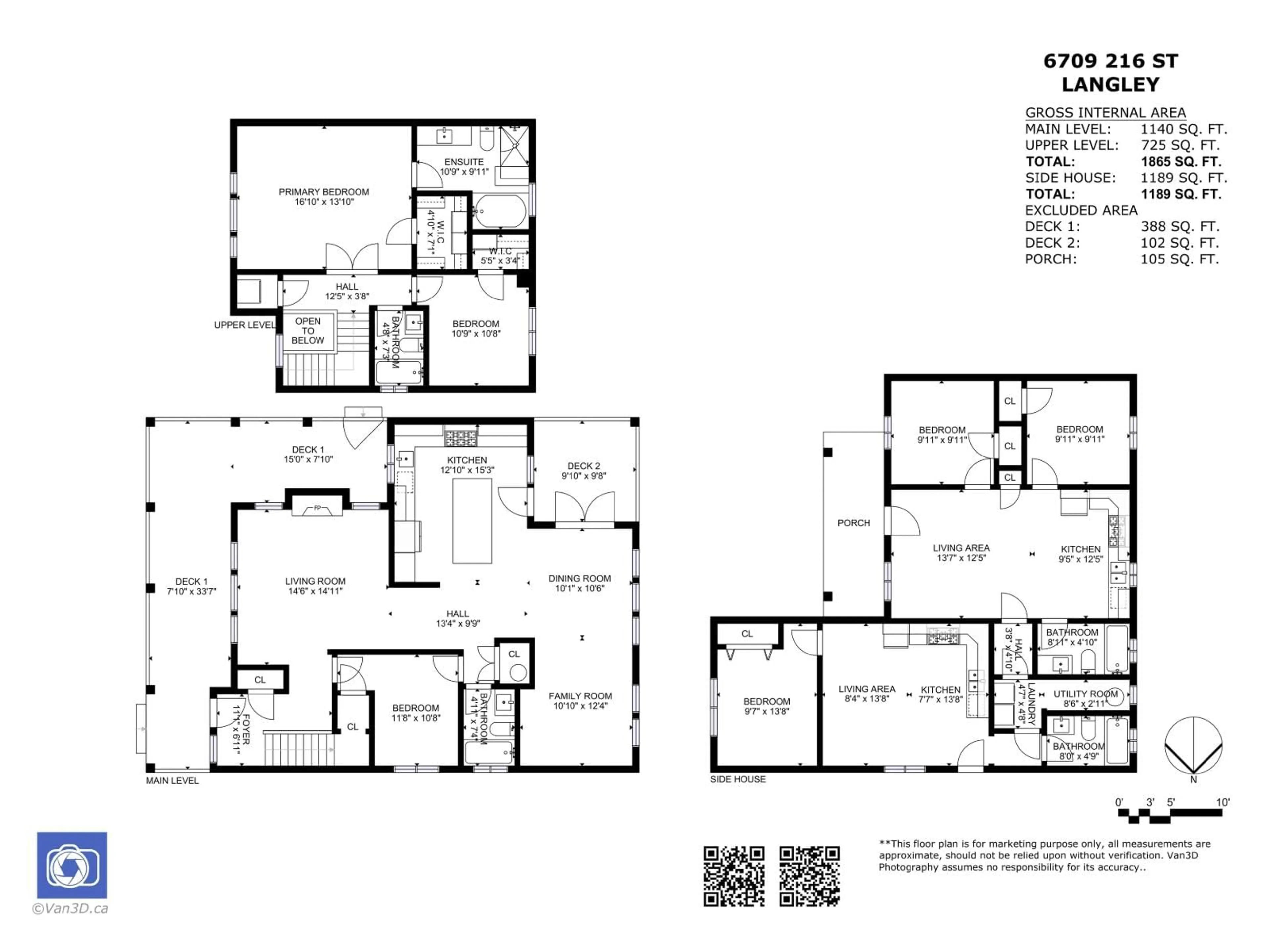 Floor plan for 6709 216 STREET, Langley British Columbia V2Y0W9