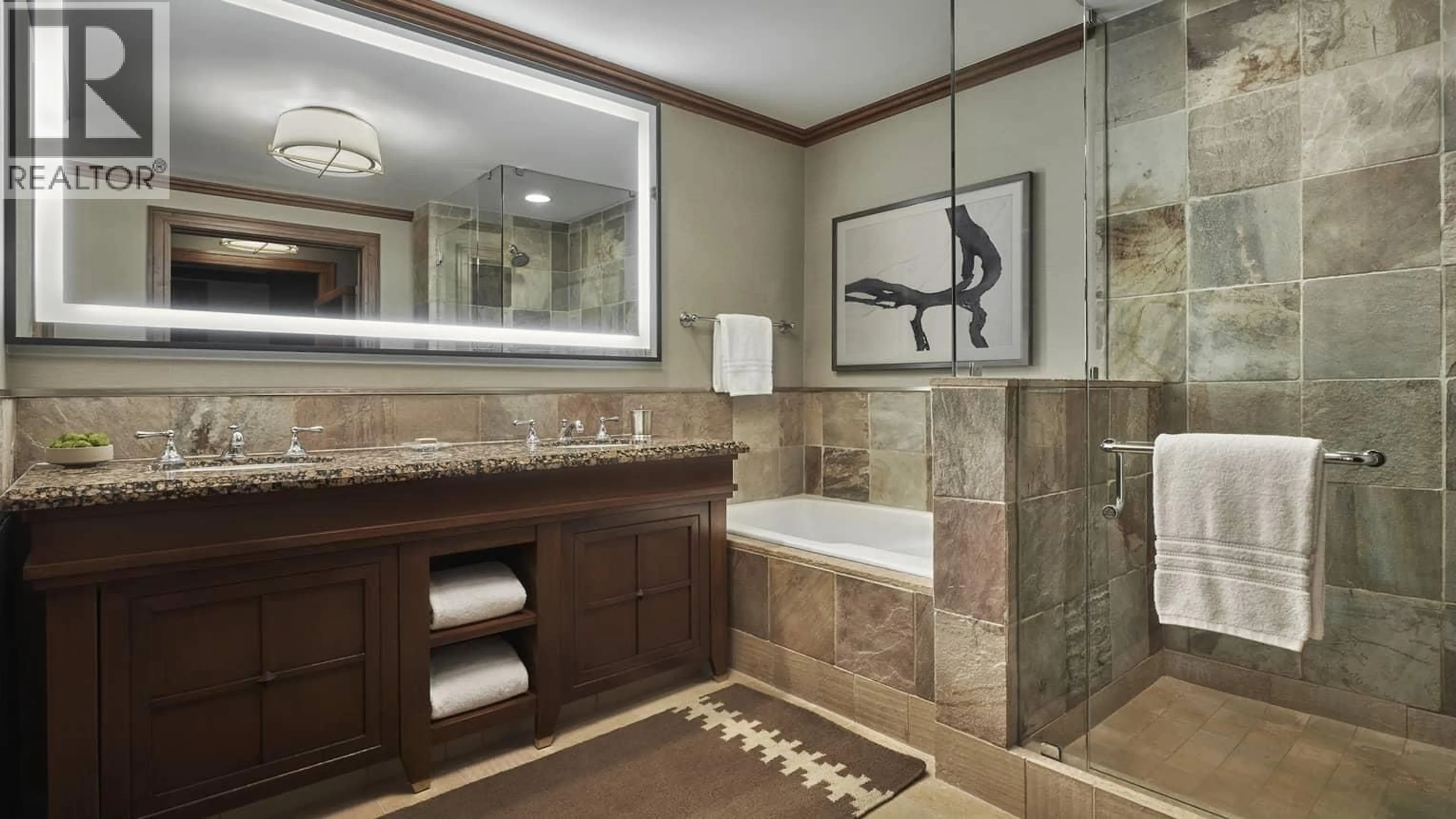 Contemporary bathroom, ceramic/tile floor for 726 - 4591 BLACKCOMB WAY, Whistler British Columbia V8E0Y4