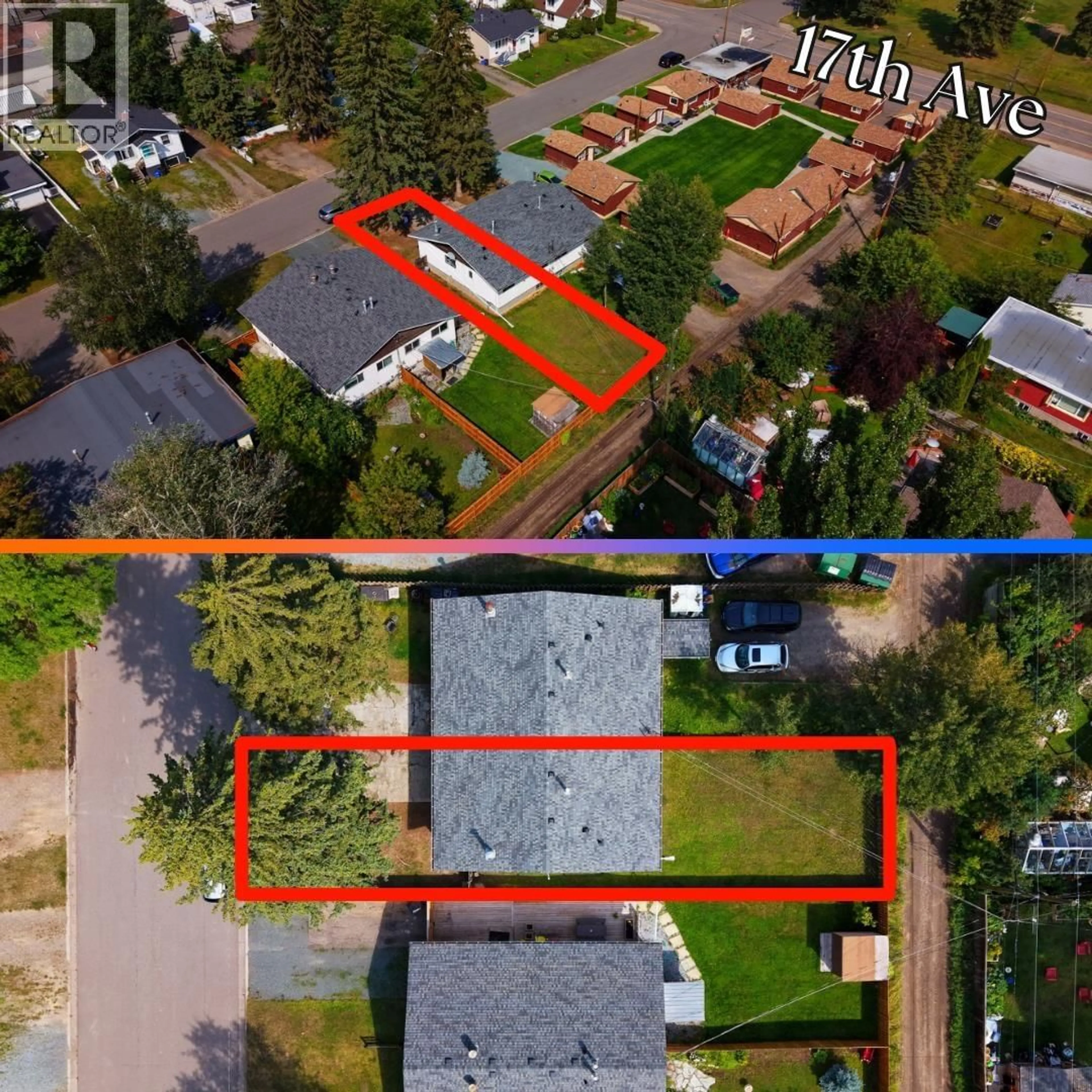 A pic from outside/outdoor area/front of a property/back of a property/a pic from drone, street for 1760 INGLEDEW STREET, Prince George British Columbia V2L1K8