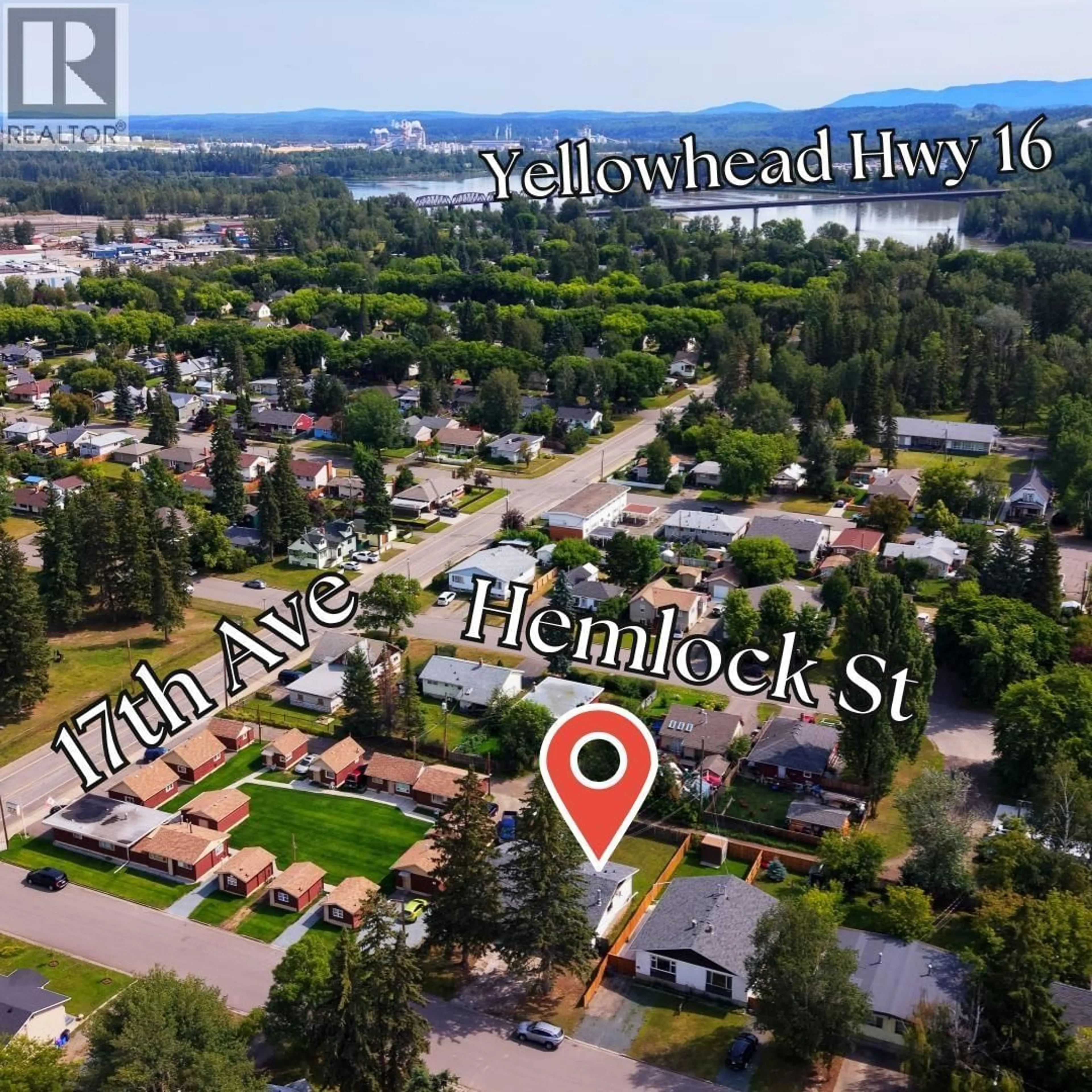 A pic from outside/outdoor area/front of a property/back of a property/a pic from drone, unknown for 1760 INGLEDEW STREET, Prince George British Columbia V2L1K8
