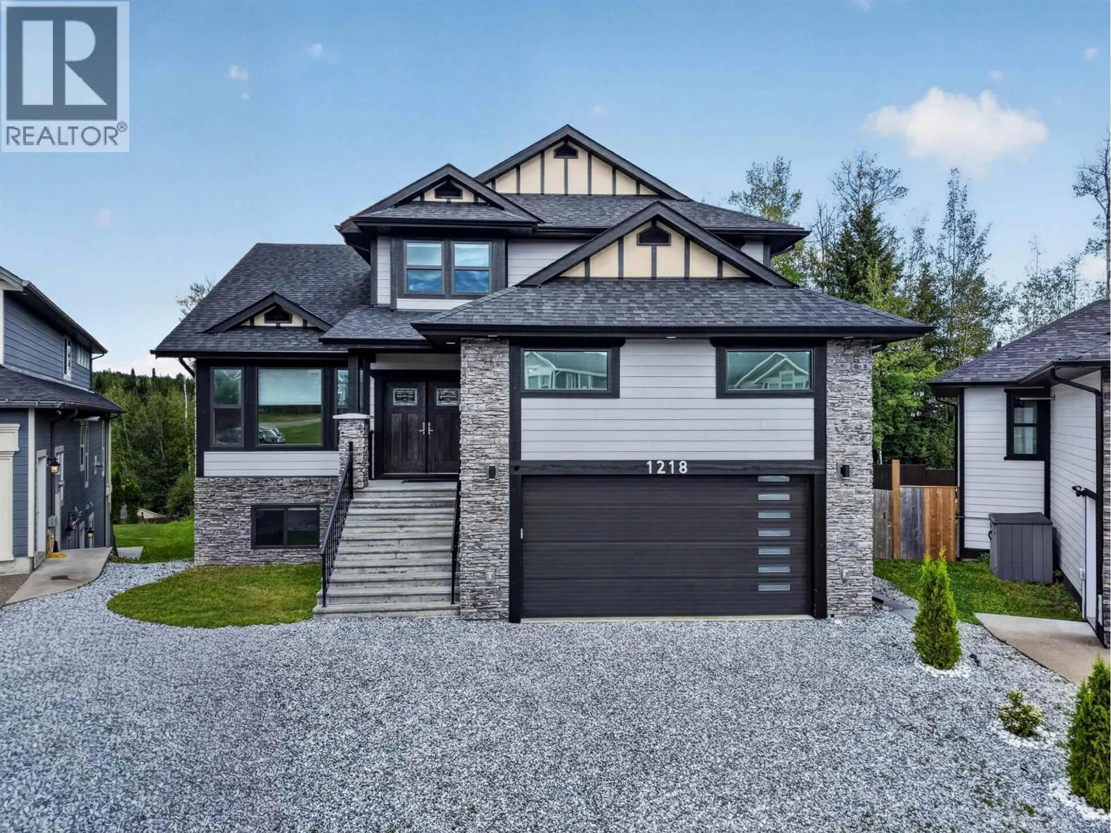 Home with brick exterior material, street for 1218 ORIZABA COURT, Prince George British Columbia V2N0B7
