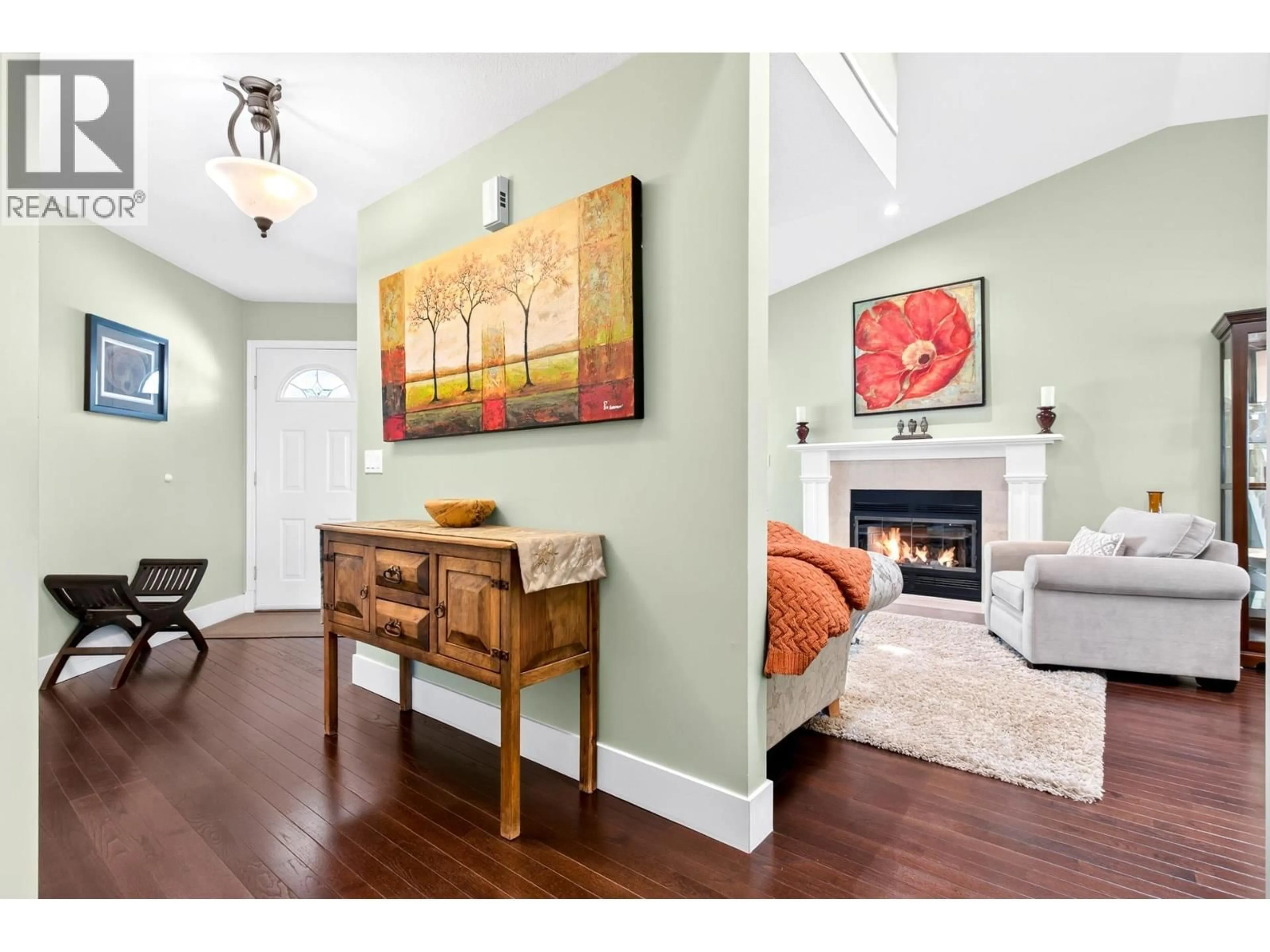 Living room with furniture, wood/laminate floor for 2734 WESTLAKE DRIVE, Coquitlam British Columbia V3C5J7