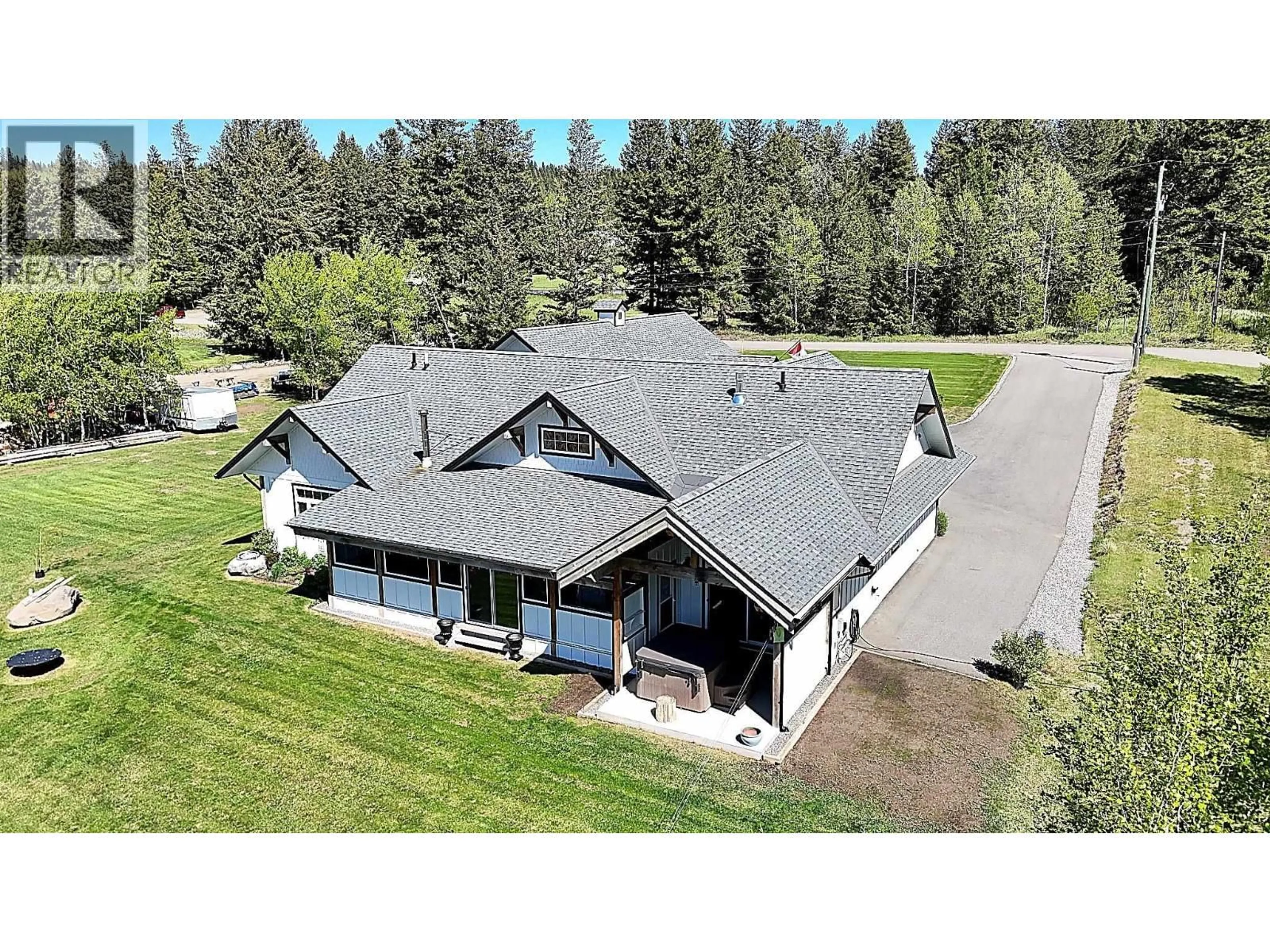 A pic from outside/outdoor area/front of a property/back of a property/a pic from drone, building for 3660 FORBES ROAD, Lac La Hache British Columbia V0K1T1