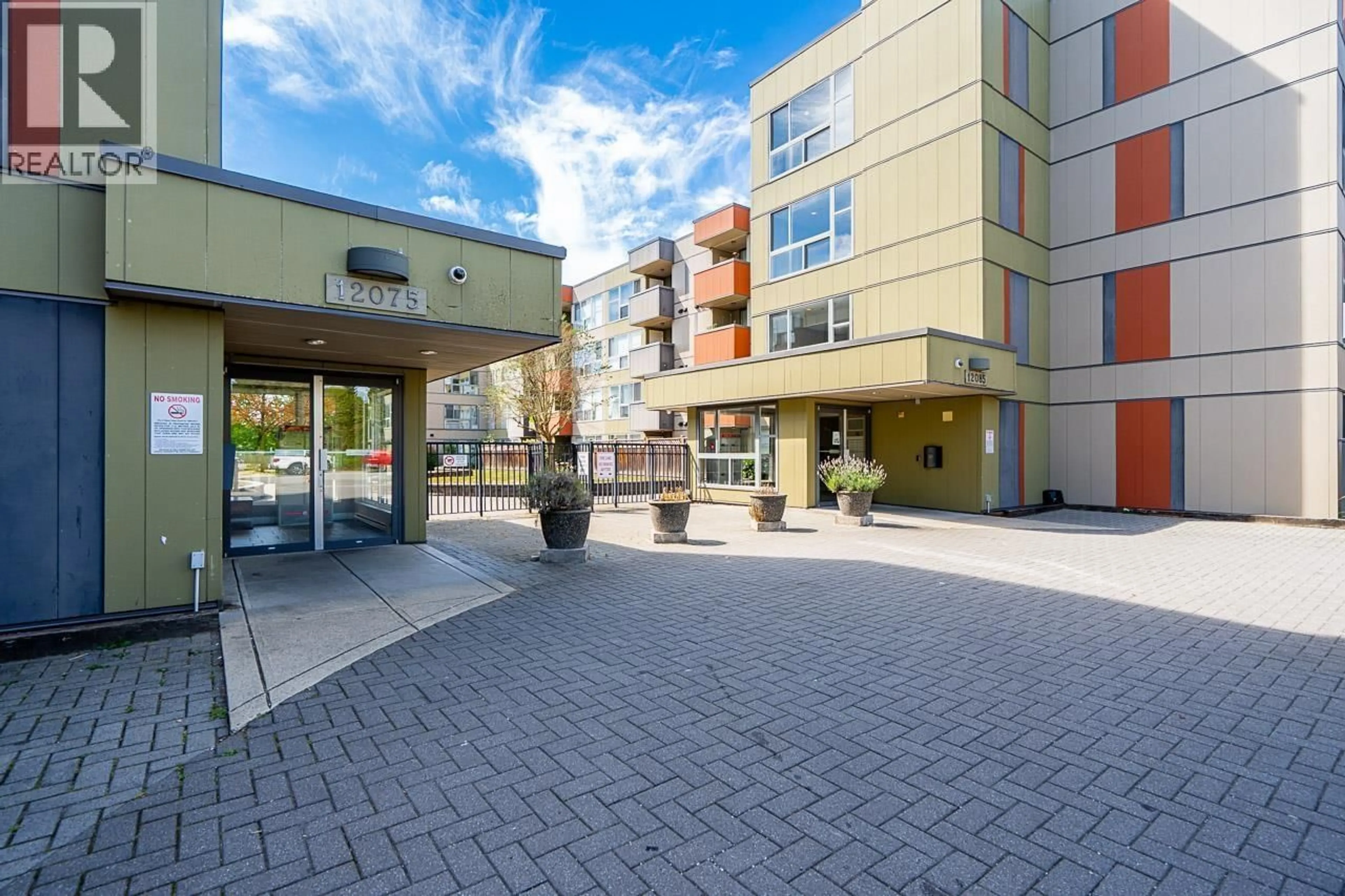 Patio, building for 208 - 12075 228 STREET, Maple Ridge British Columbia V2X6M2