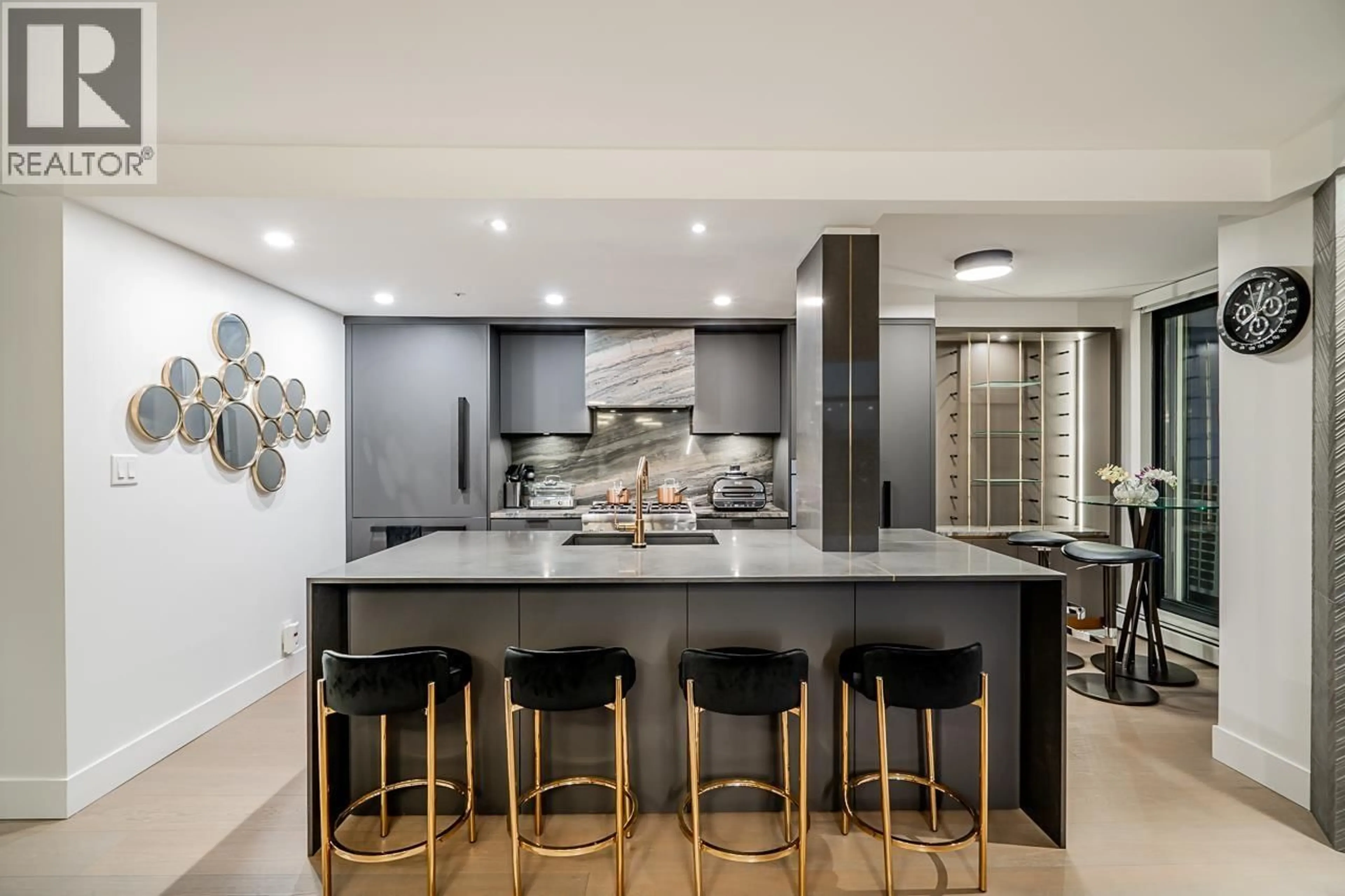 Contemporary kitchen, unknown for 2207 - 198 AQUARIUS MEWS, Vancouver British Columbia V6Z2Y4