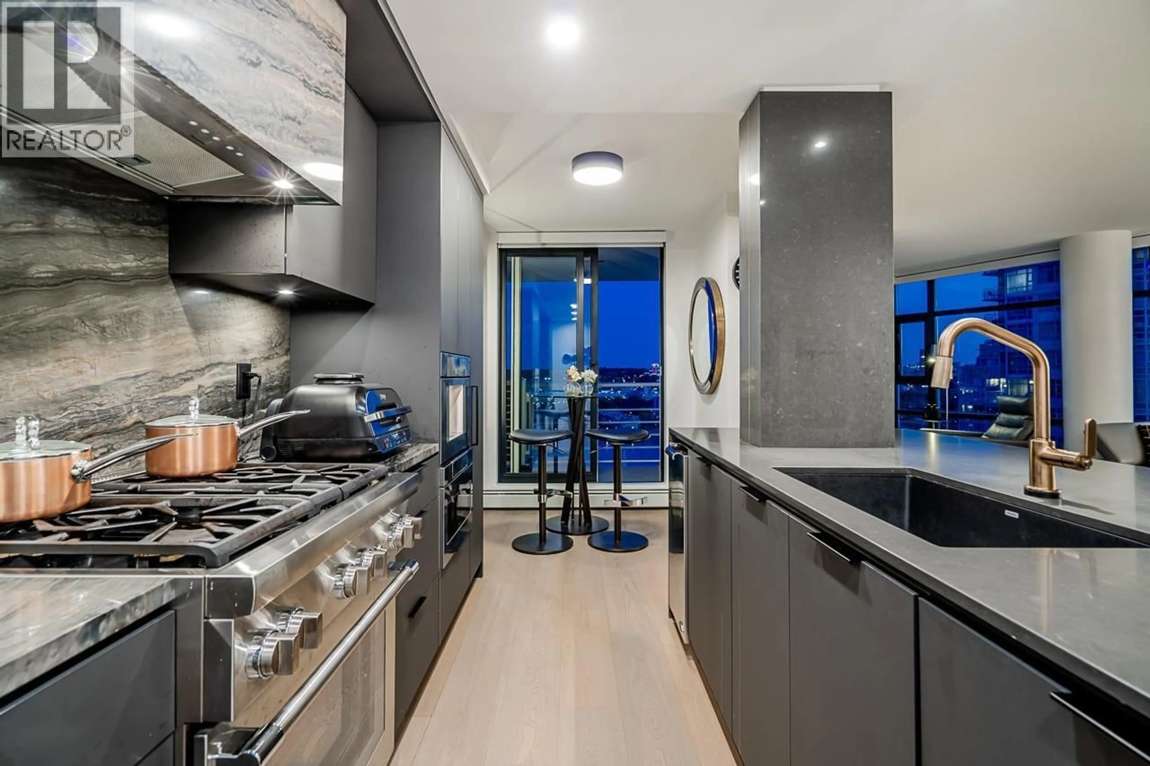 Contemporary kitchen, unknown for 2207 - 198 AQUARIUS MEWS, Vancouver British Columbia V6Z2Y4