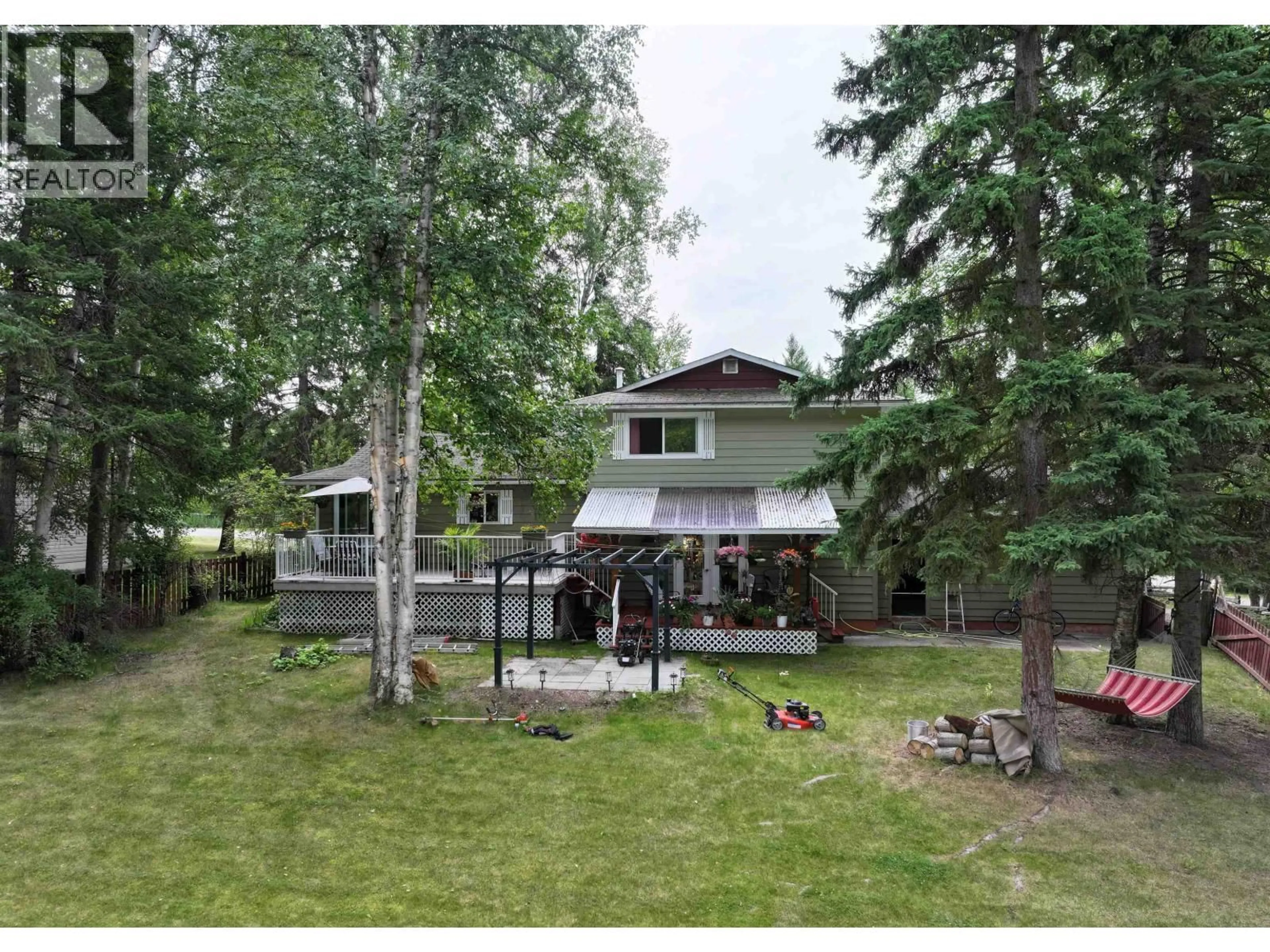 A pic from outside/outdoor area/front of a property/back of a property/a pic from drone, mountain view for 2850 GAVLIN ROAD, Quesnel British Columbia V2J4Z9
