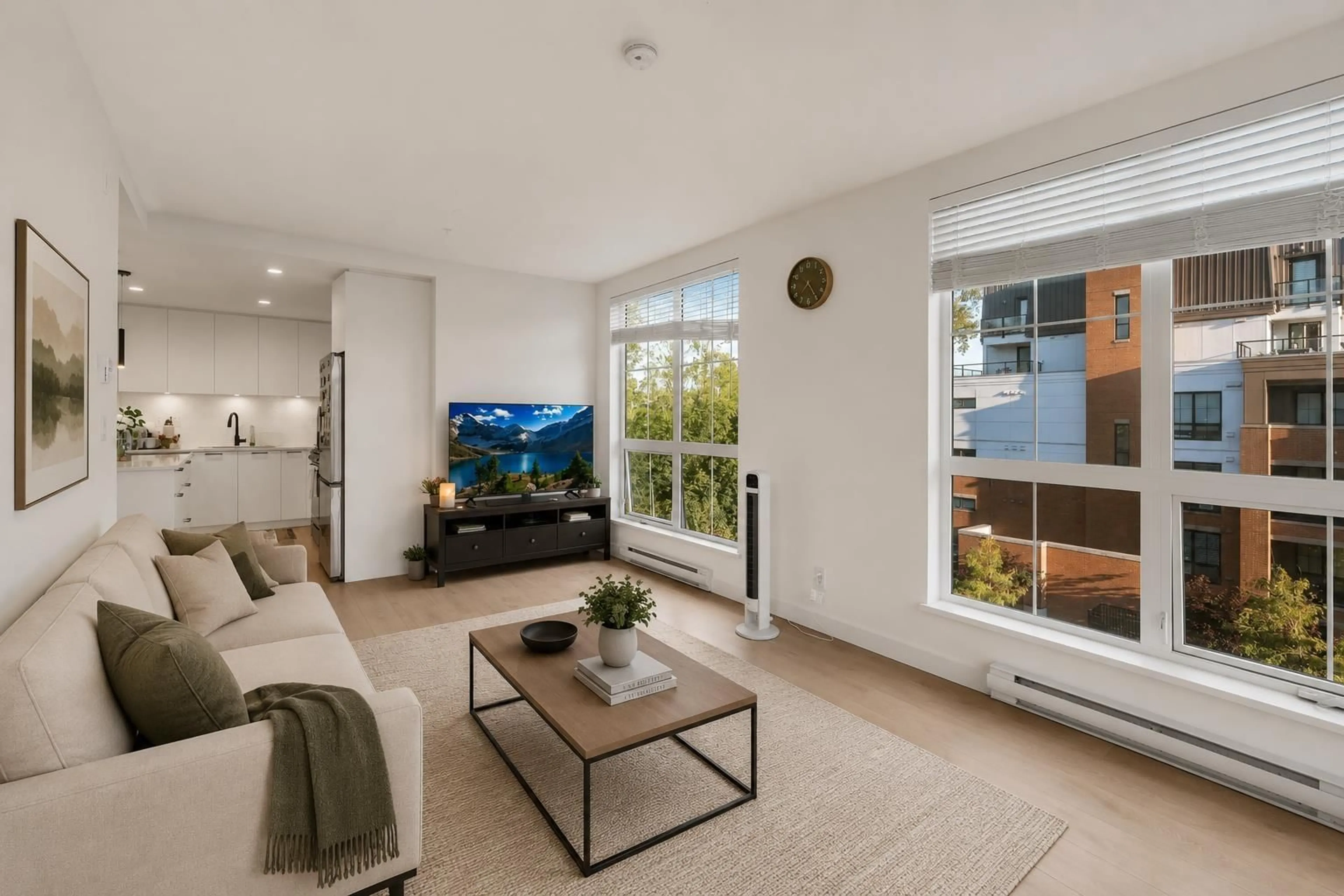 Living room with furniture, unknown for 409 - 8379 201 STREET, Langley British Columbia V2Y3S6