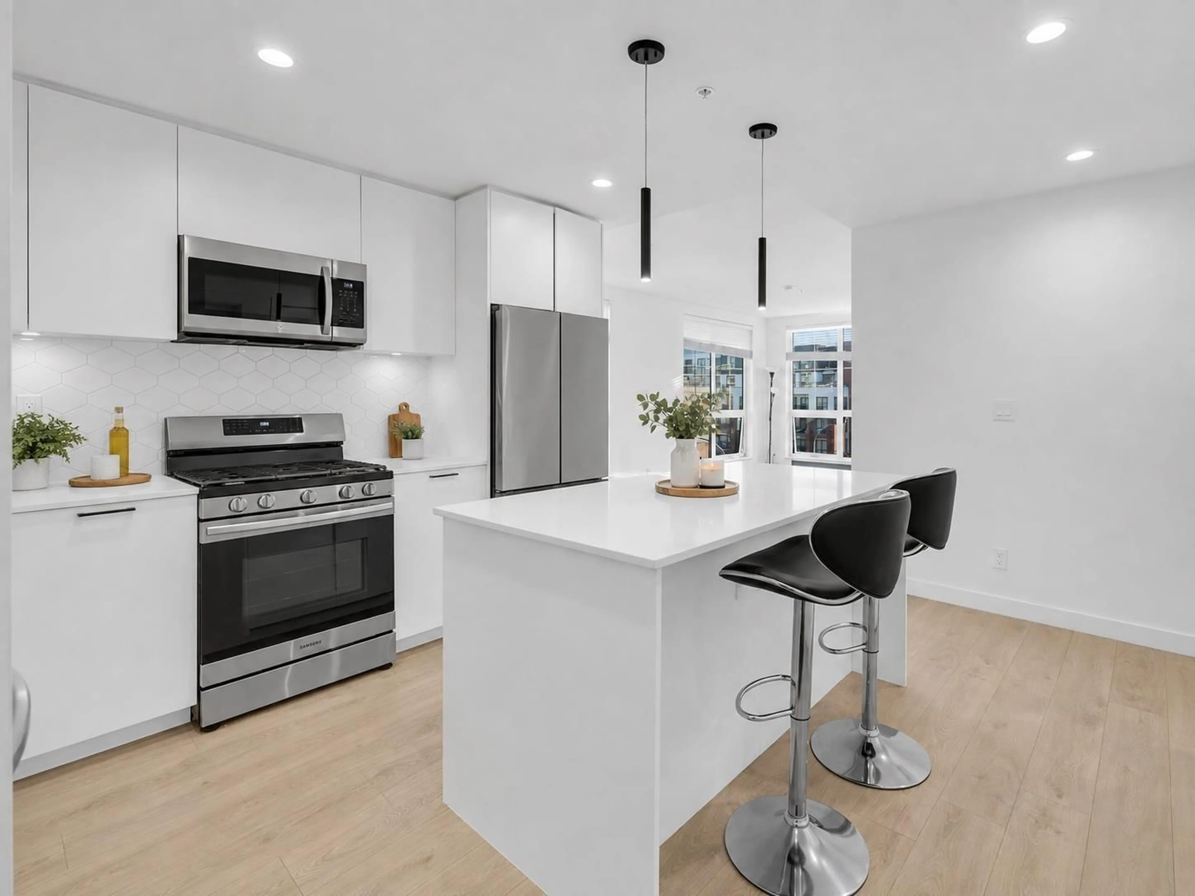Open concept kitchen, unknown for 409 - 8379 201 STREET, Langley British Columbia V2Y3S6