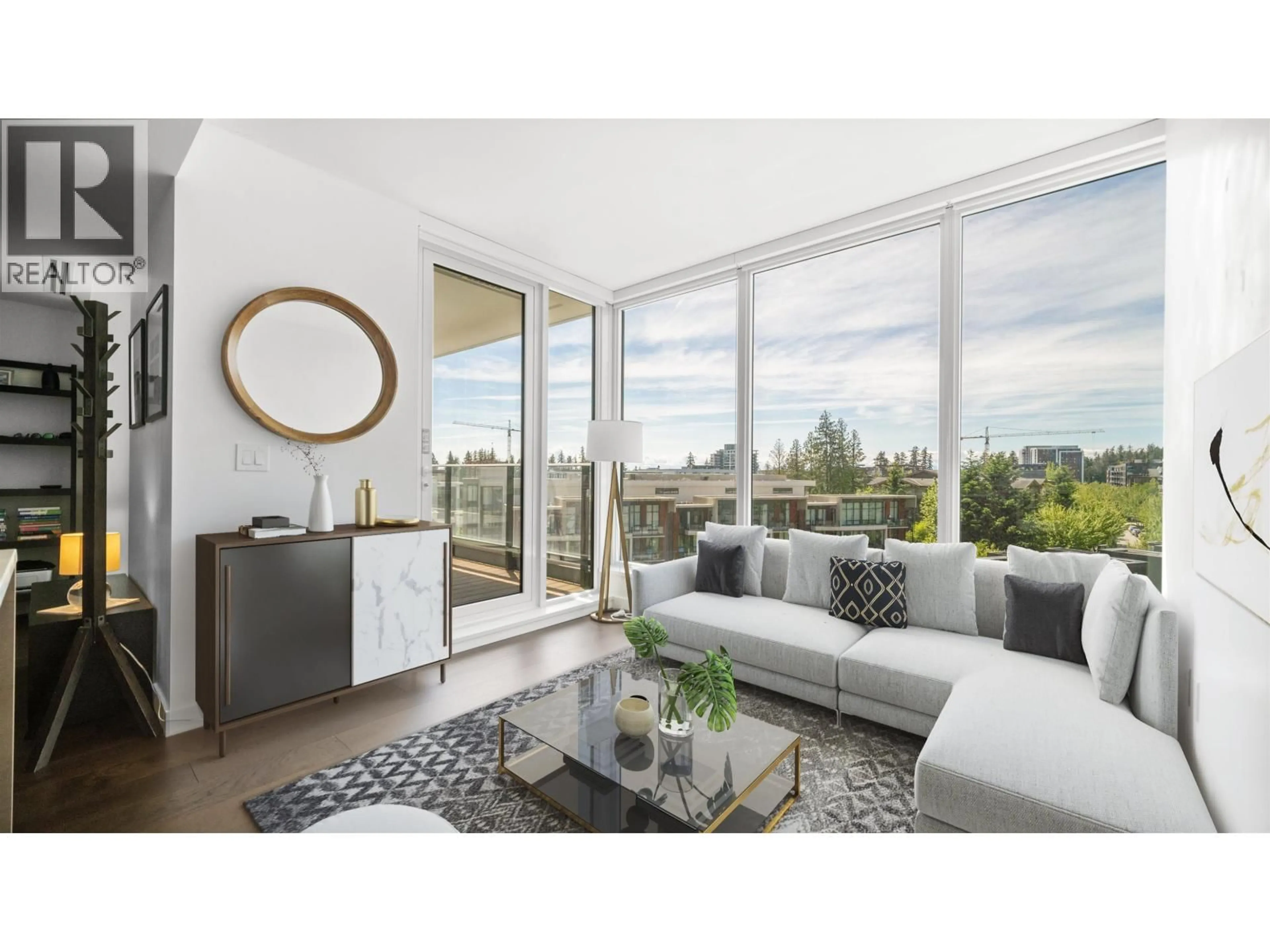 Living room with furniture, unknown for 602 - 5629 BIRNEY AVENUE, Vancouver British Columbia V6S0L5