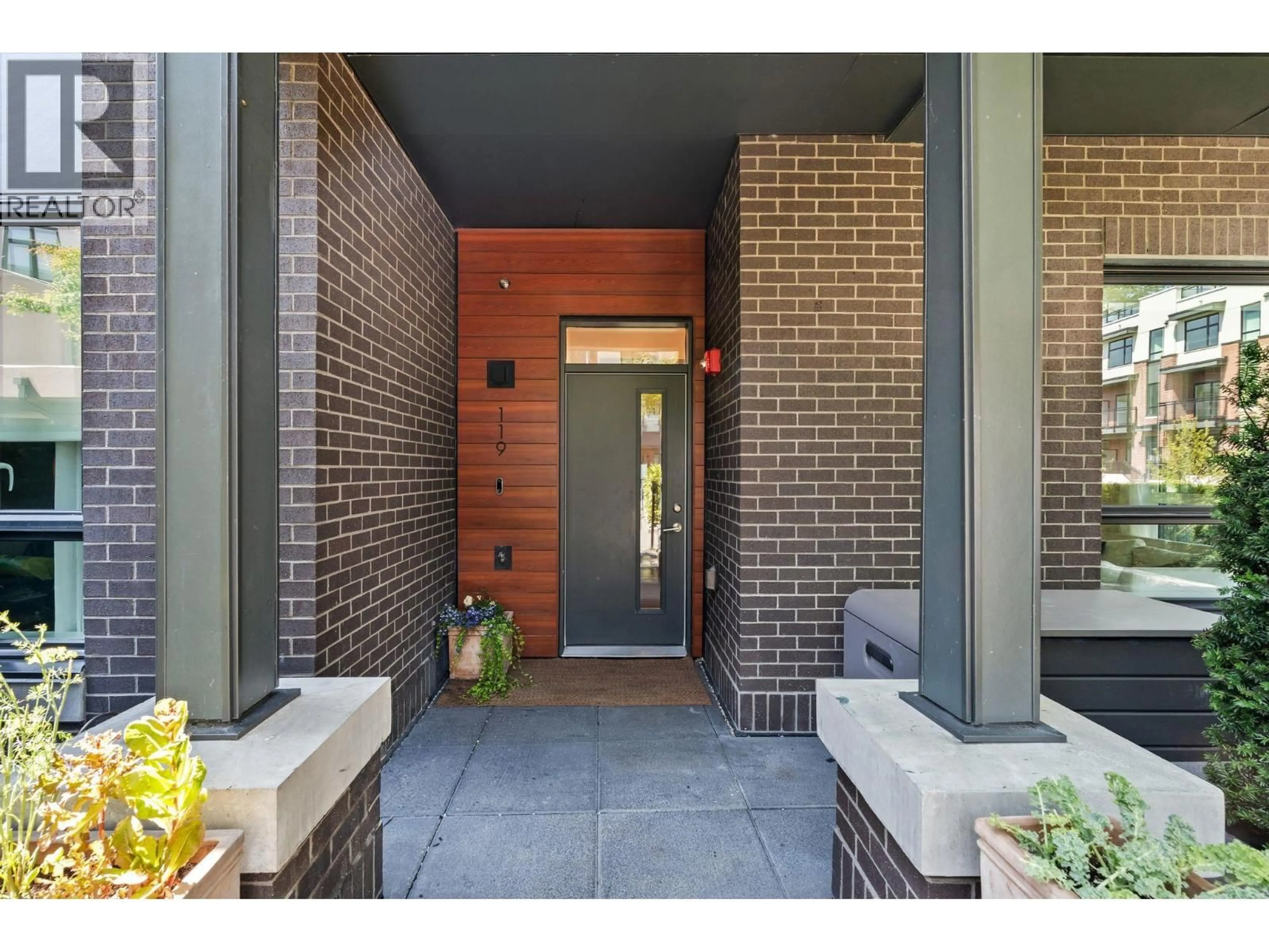 Home with brick exterior material, street for 119 - 2035 GLENAIRE DRIVE, North Vancouver British Columbia V7P1Y2