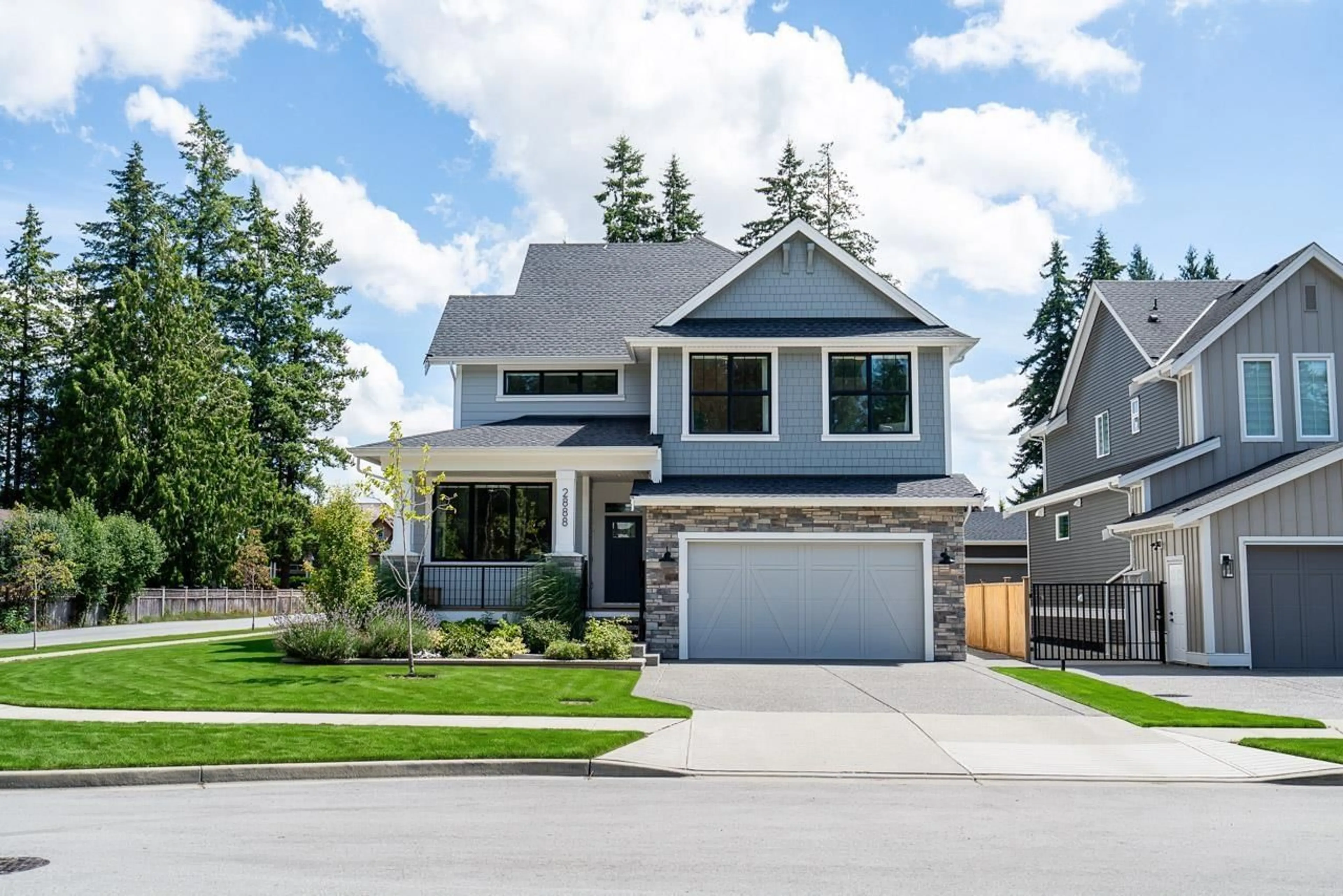 Home with vinyl exterior material, street for 2888 203A STREET, Langley British Columbia V2Z0B4