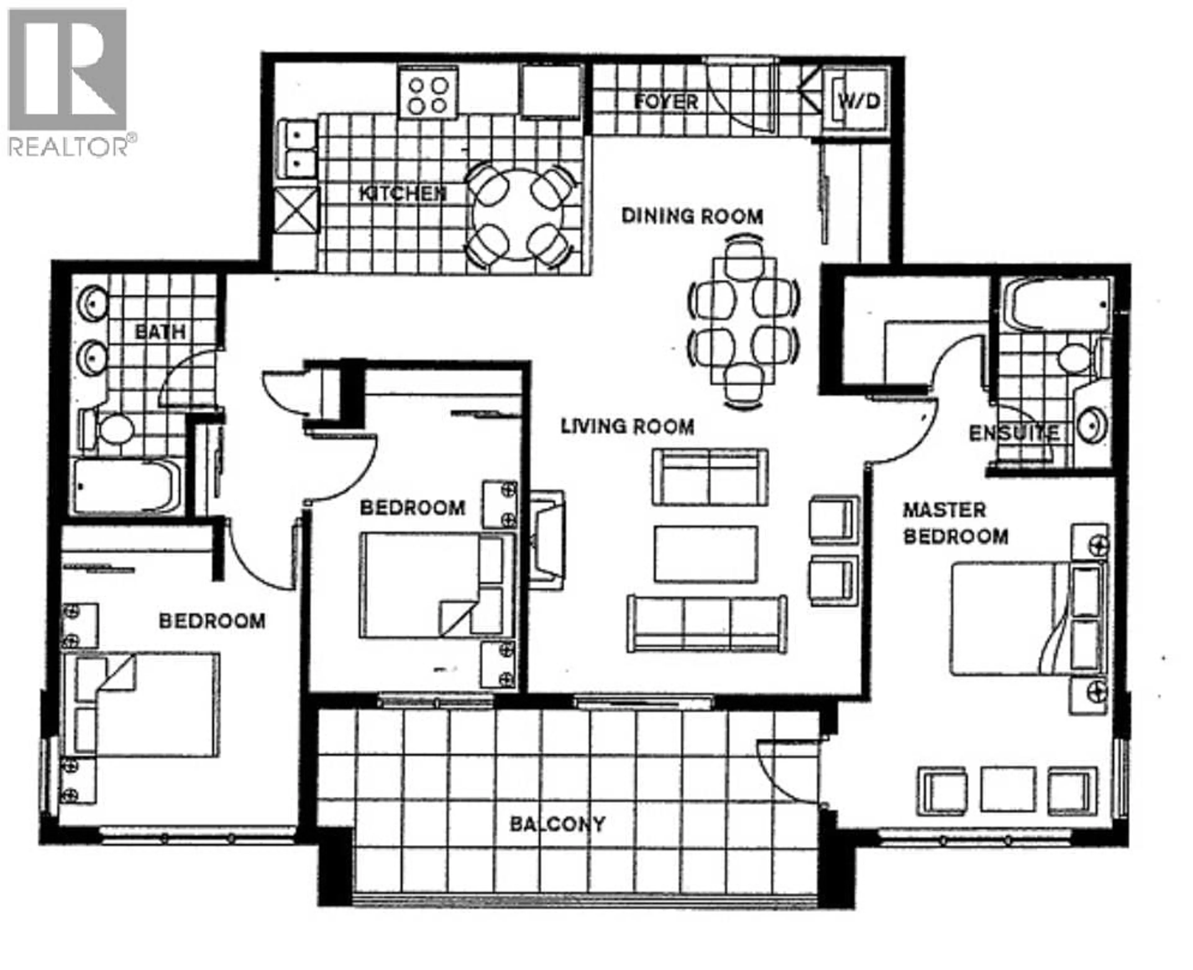 Floor plan for 3802 - 1178 HEFFLEY CRESCENT, Coquitlam British Columbia V3B0A7
