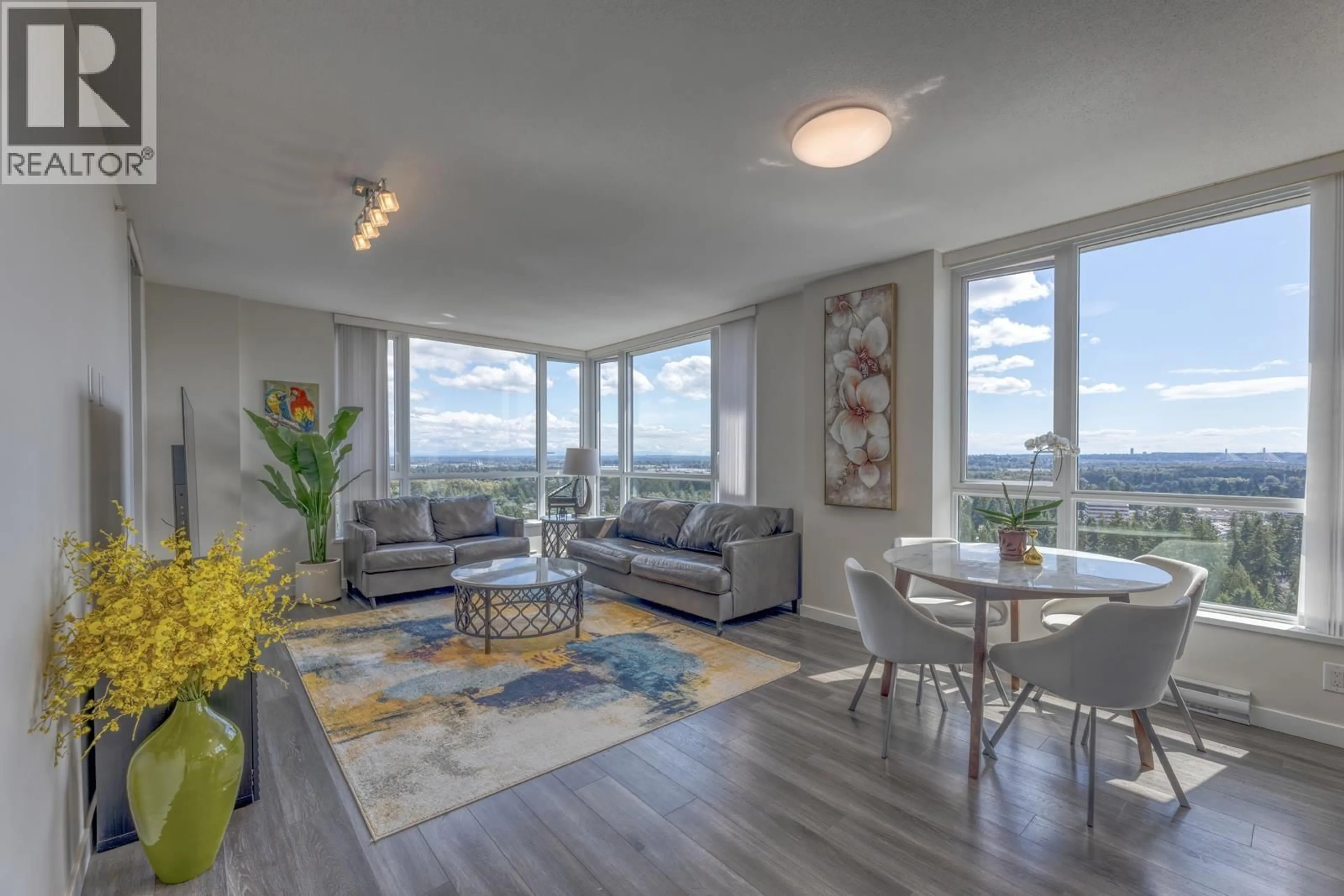Living room with furniture, unknown for 2203 - 3096 WINDSOR GATE, Coquitlam British Columbia V3B0P4