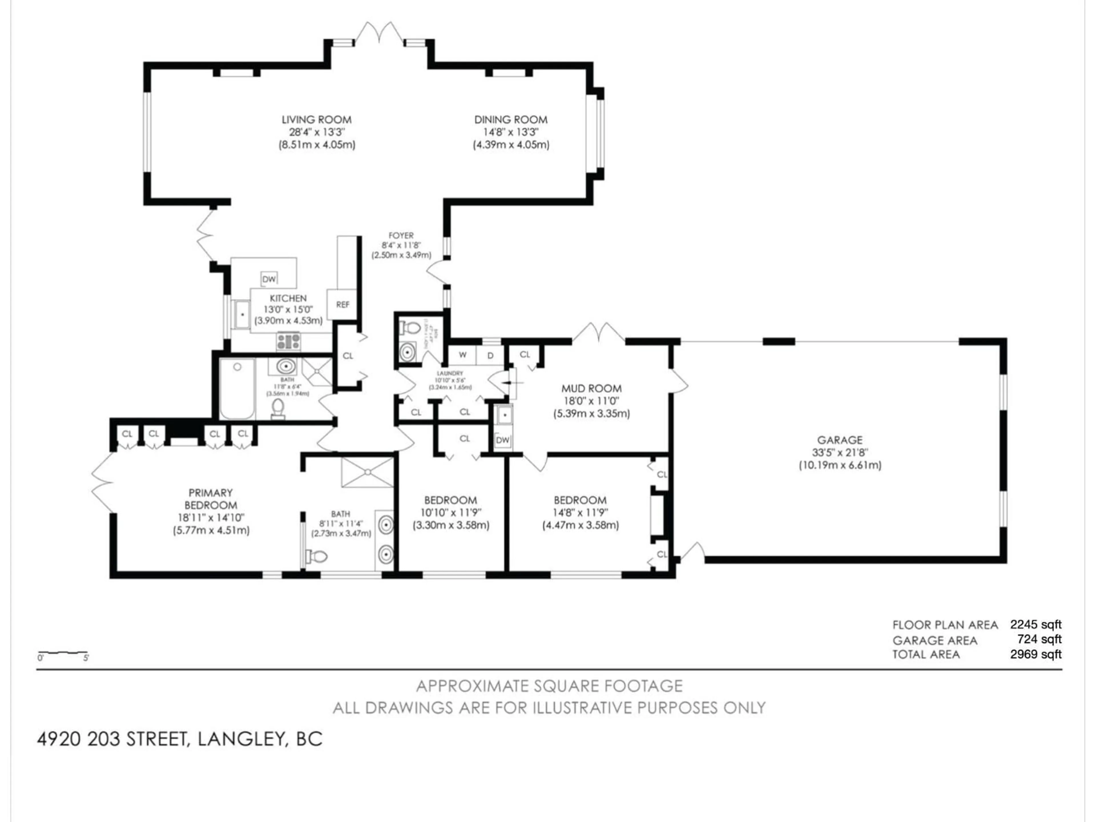 Floor plan for 4920 203 STREET, Langley British Columbia V3A5C4