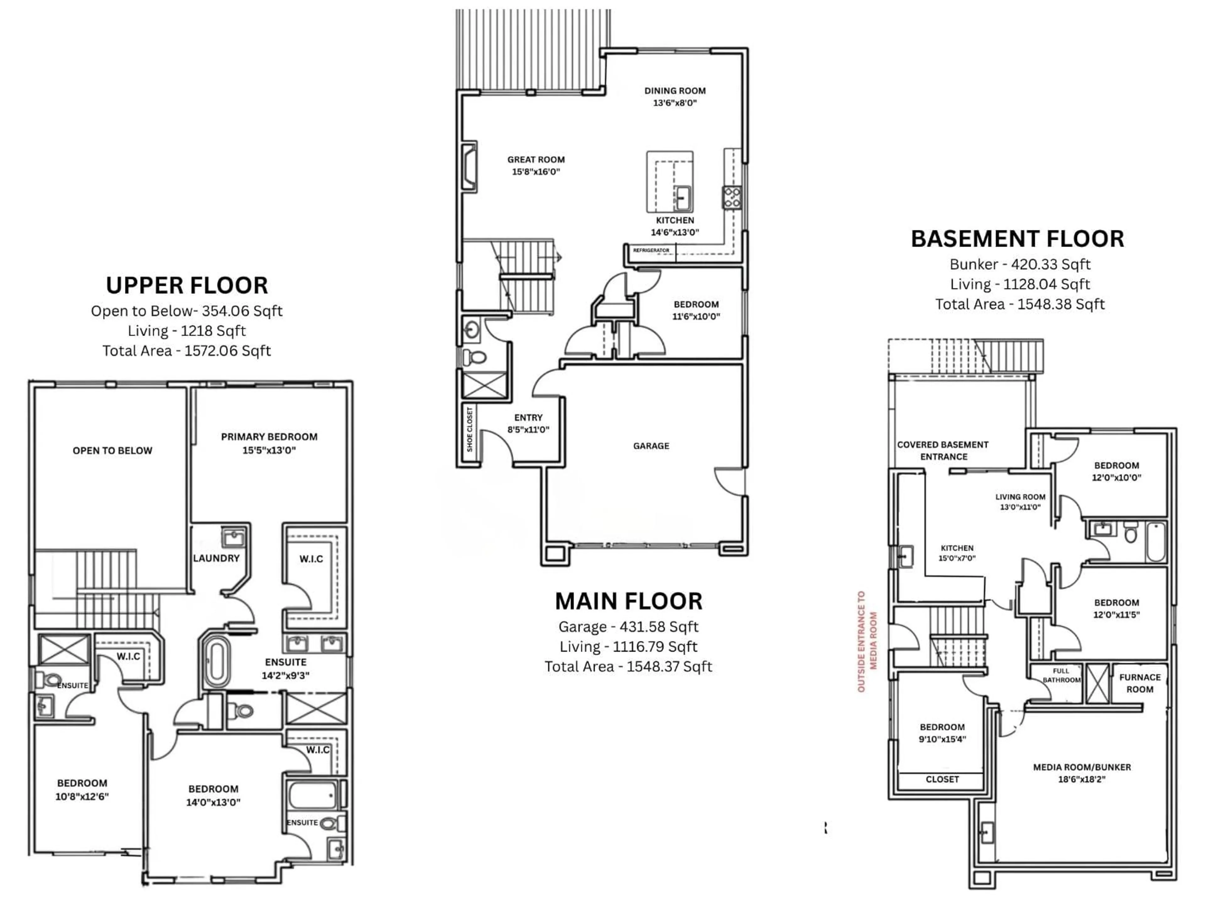 Floor plan for 2330 CASCADE STREET, Abbotsford British Columbia V2T3G3