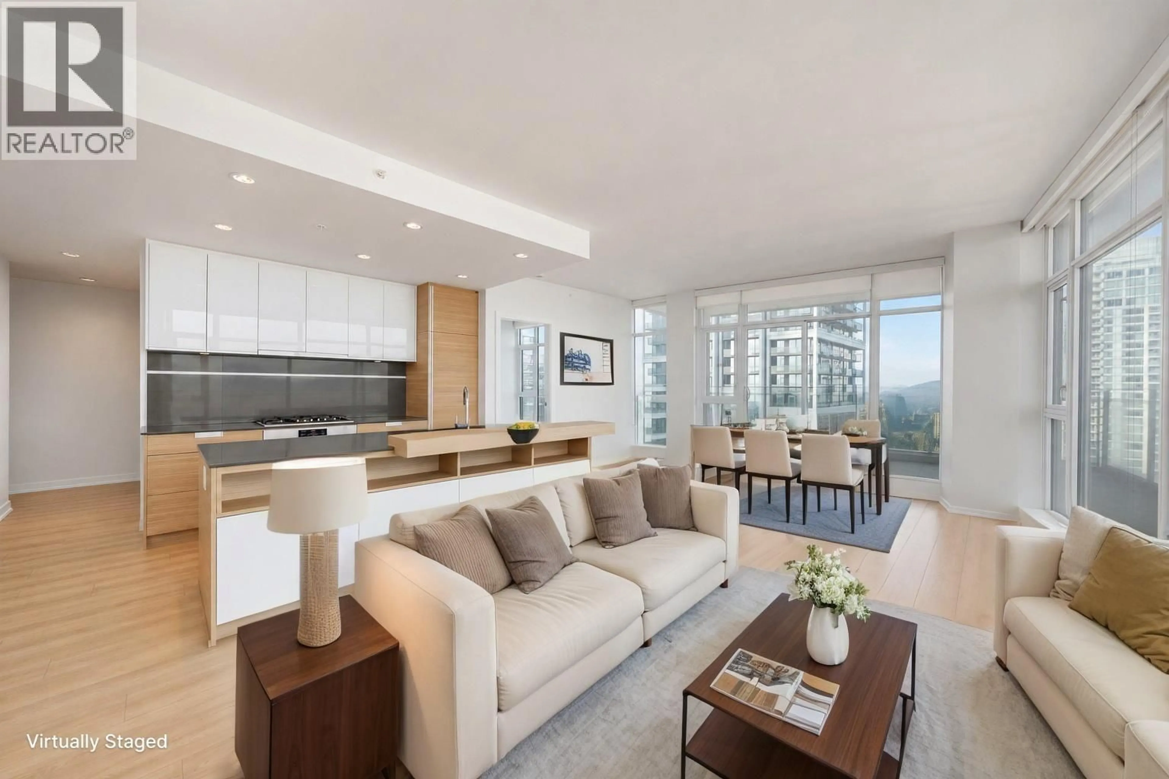 Living room with furniture, unknown for 3503 - 4688 KINGSWAY, Burnaby British Columbia V5H0E9