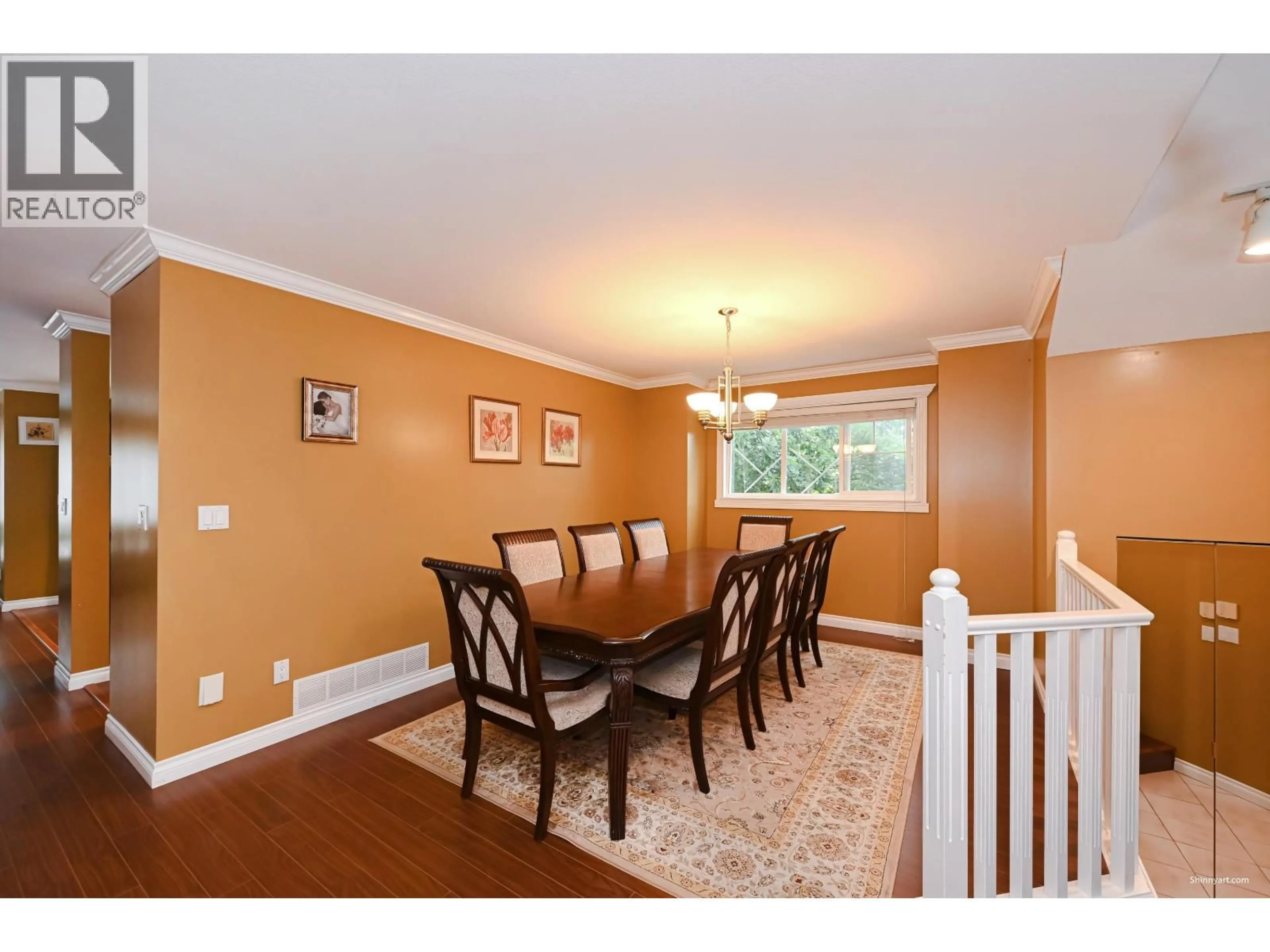 Dining room, wood/laminate floor for 2995 PINETREE CLOSE, Coquitlam British Columbia V3E2Z5