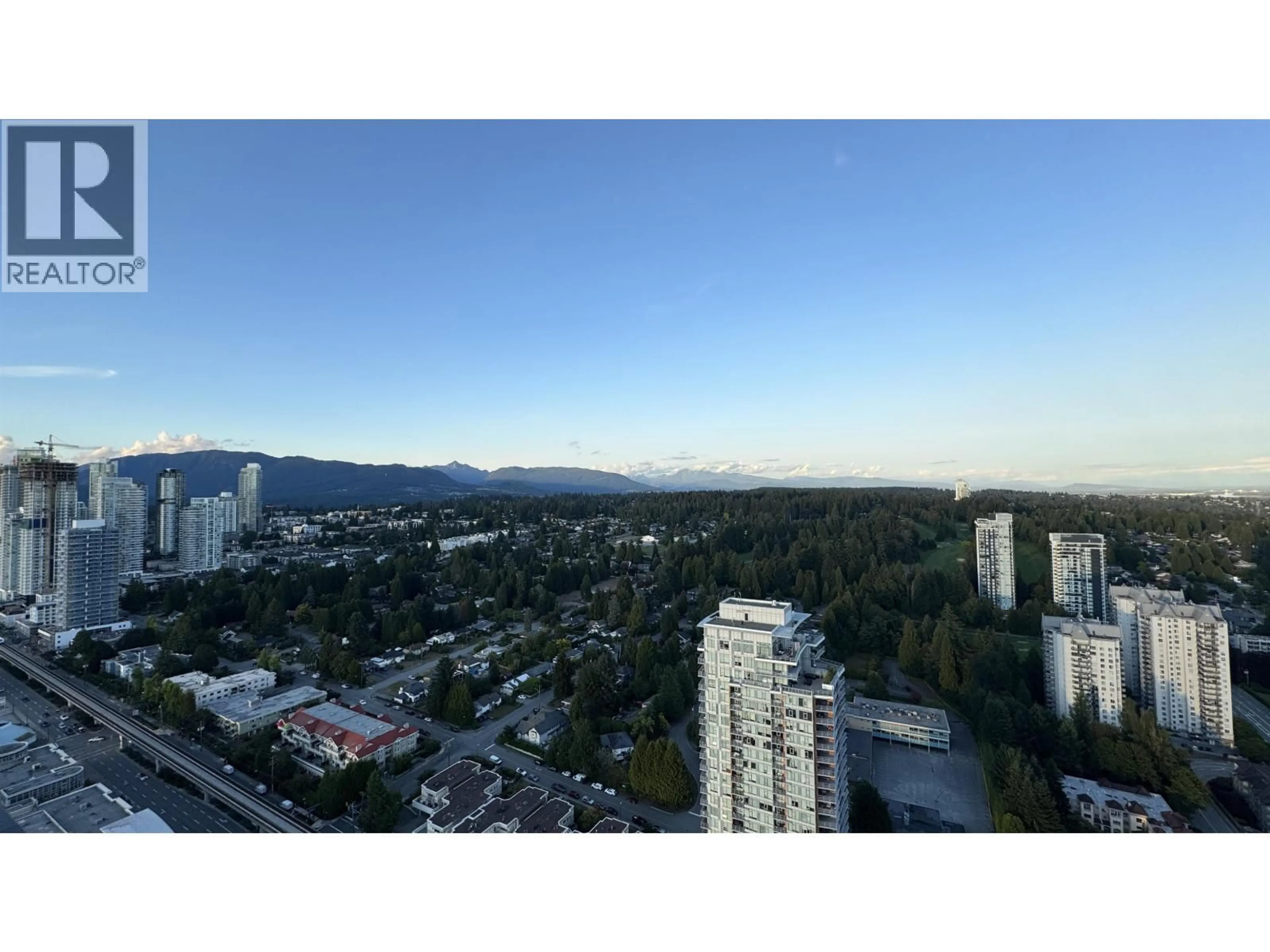 A pic from outside/outdoor area/front of a property/back of a property/a pic from drone, city buildings view from balcony for 4302 - 3809 EVERGREEN PLACE, Burnaby British Columbia V3J0M1