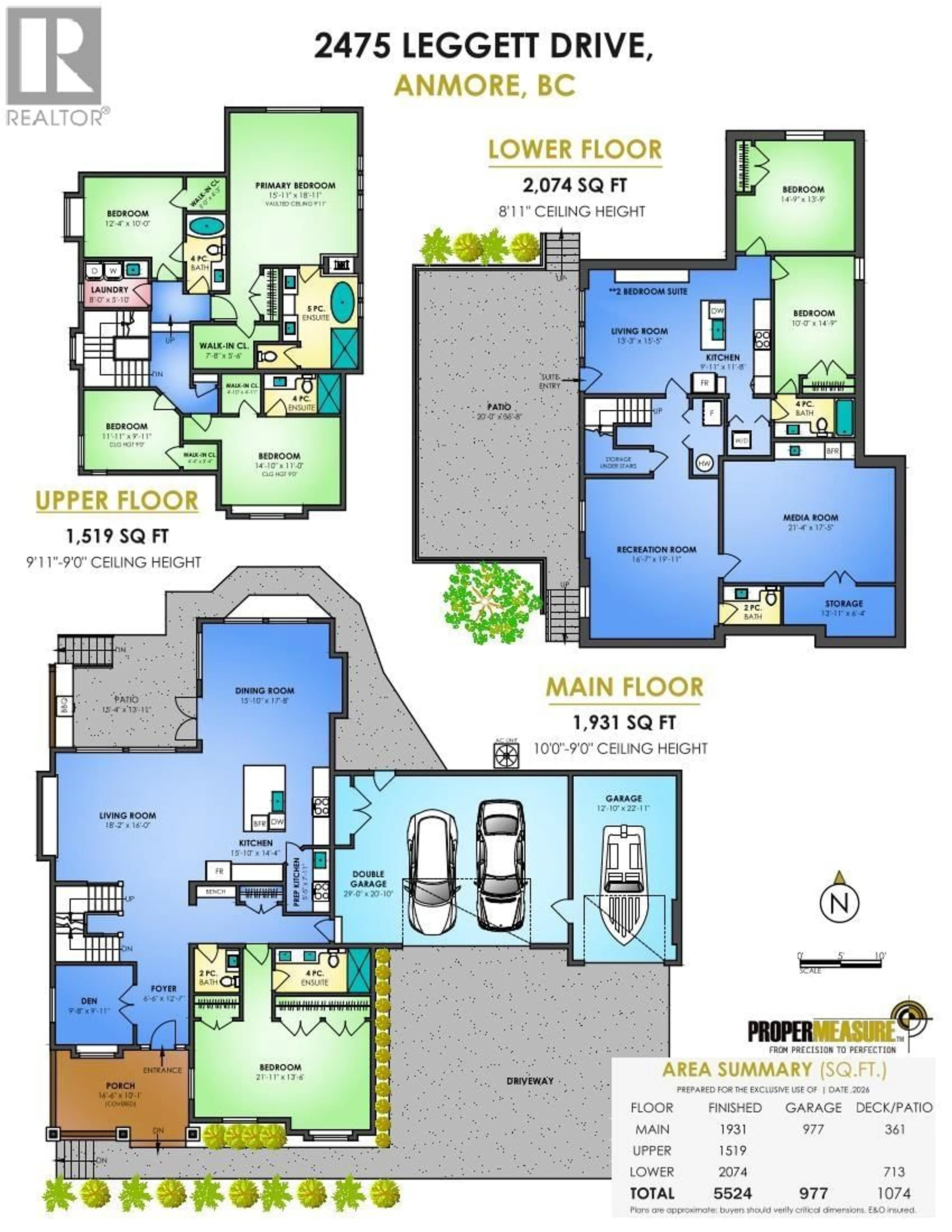 Floor plan for 2475 LEGGETT DRIVE, Port Moody British Columbia V3H4W9