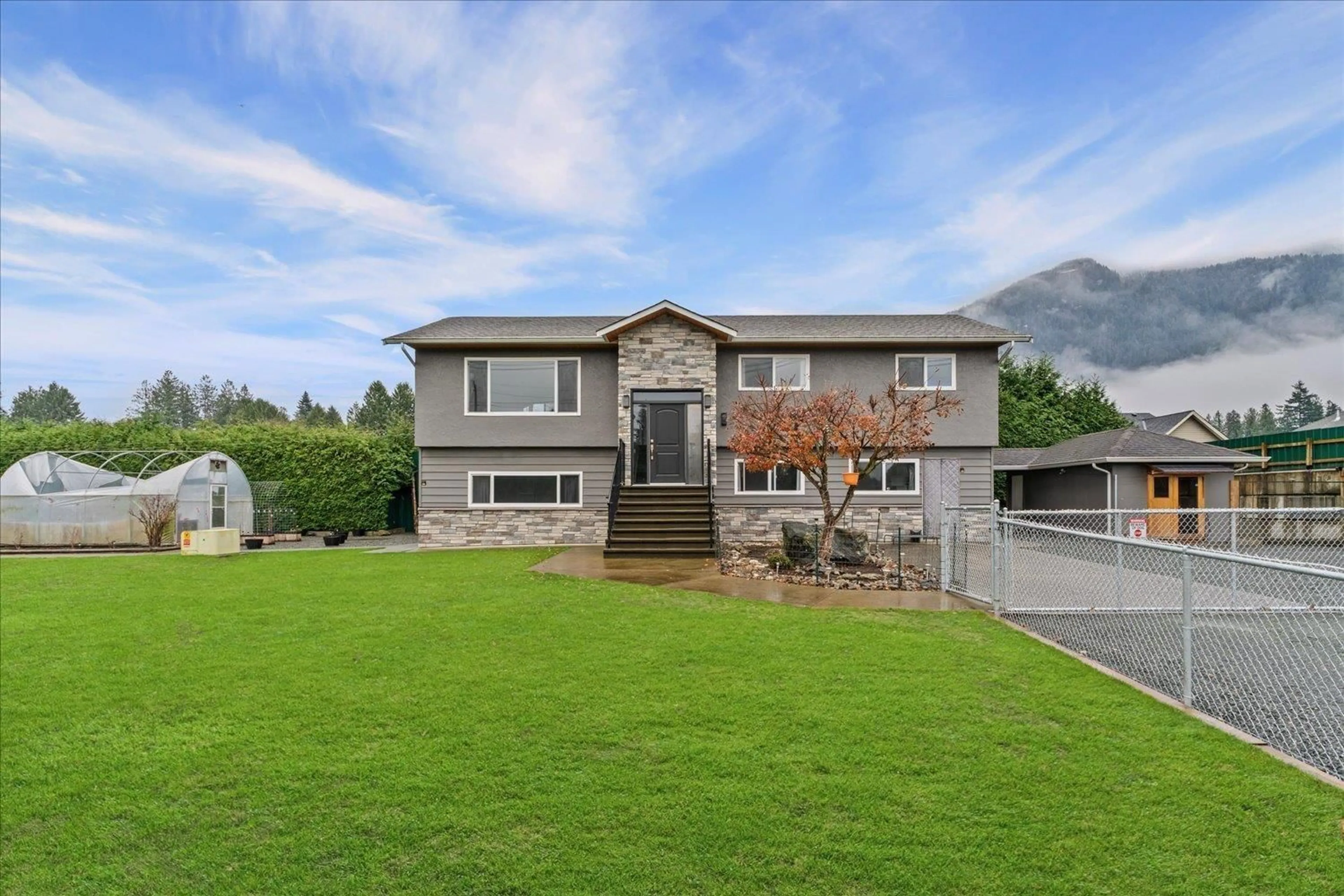 A pic from outside/outdoor area/front of a property/back of a property/a pic from drone, mountain view for 52464 YALE ROAD, Rosedale British Columbia V0X1X1