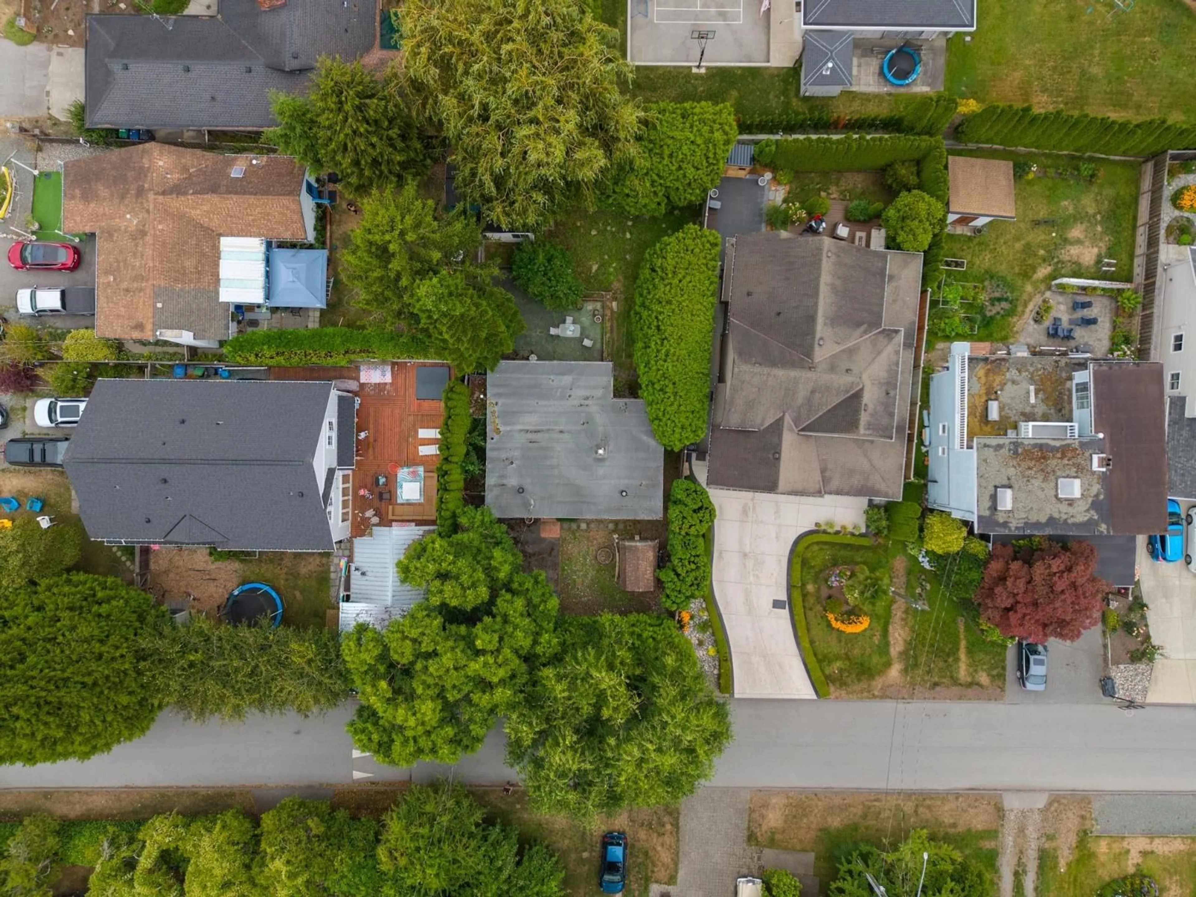A pic from outside/outdoor area/front of a property/back of a property/a pic from drone, street for 12221 GILLEY STREET, Surrey British Columbia V4A3C9