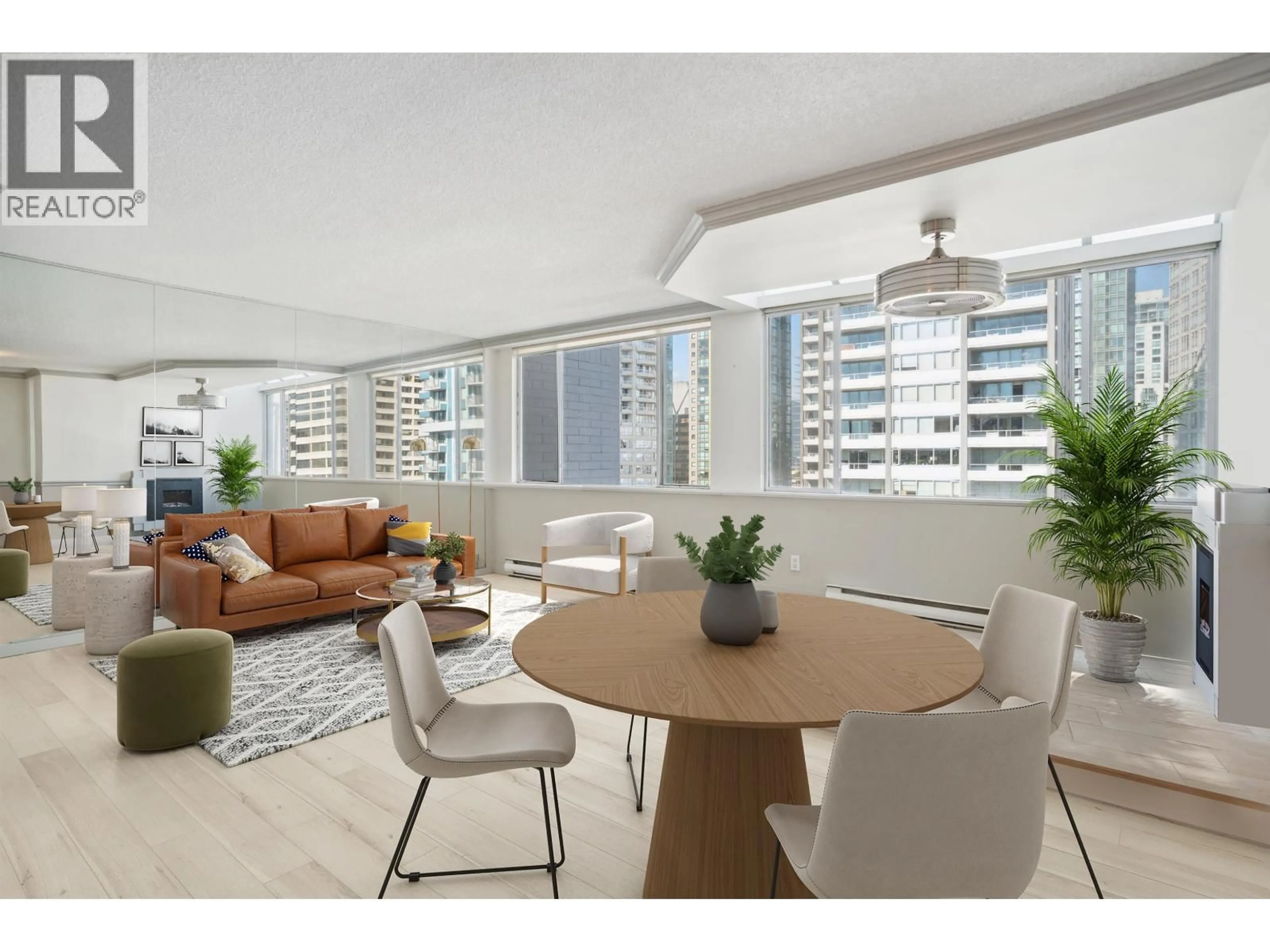 Living room with furniture, unknown for 702 - 1270 ROBSON STREET, Vancouver British Columbia V6E3Z6