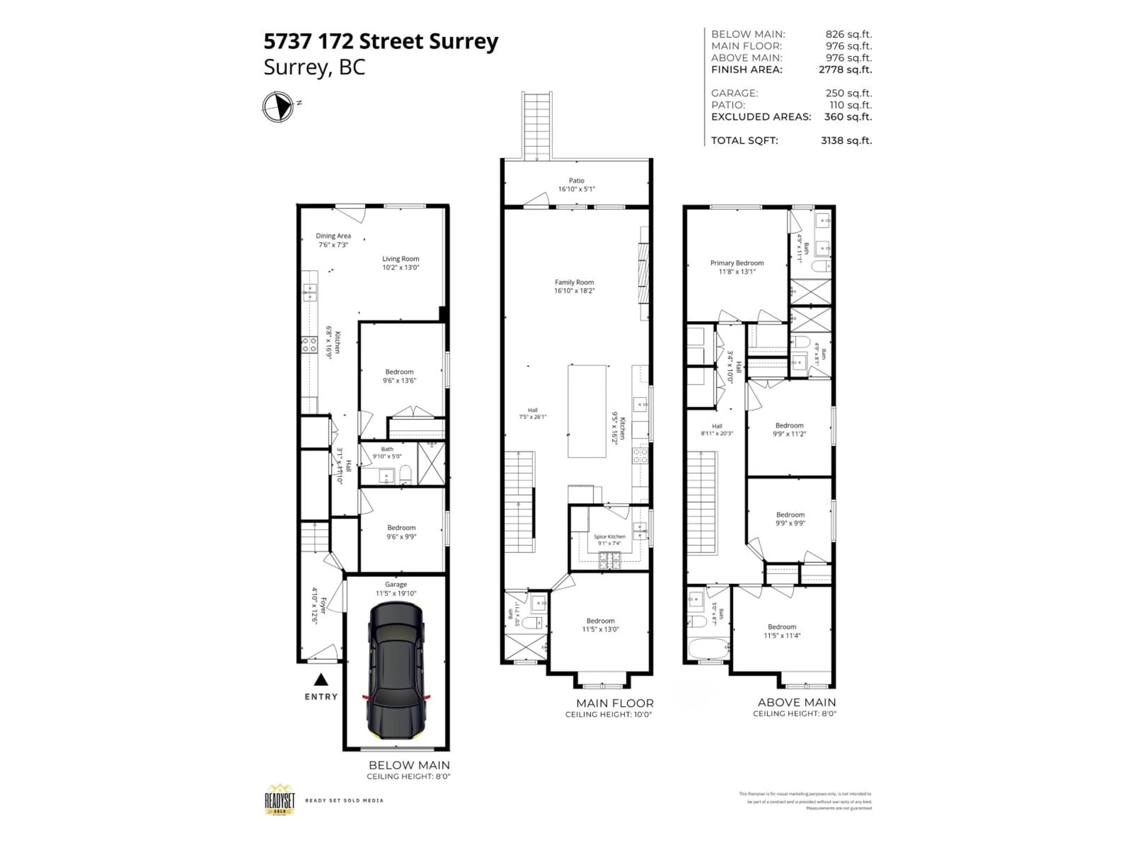 Floor plan for 102 - 5737 172 STREET, Surrey British Columbia V3S3Z4