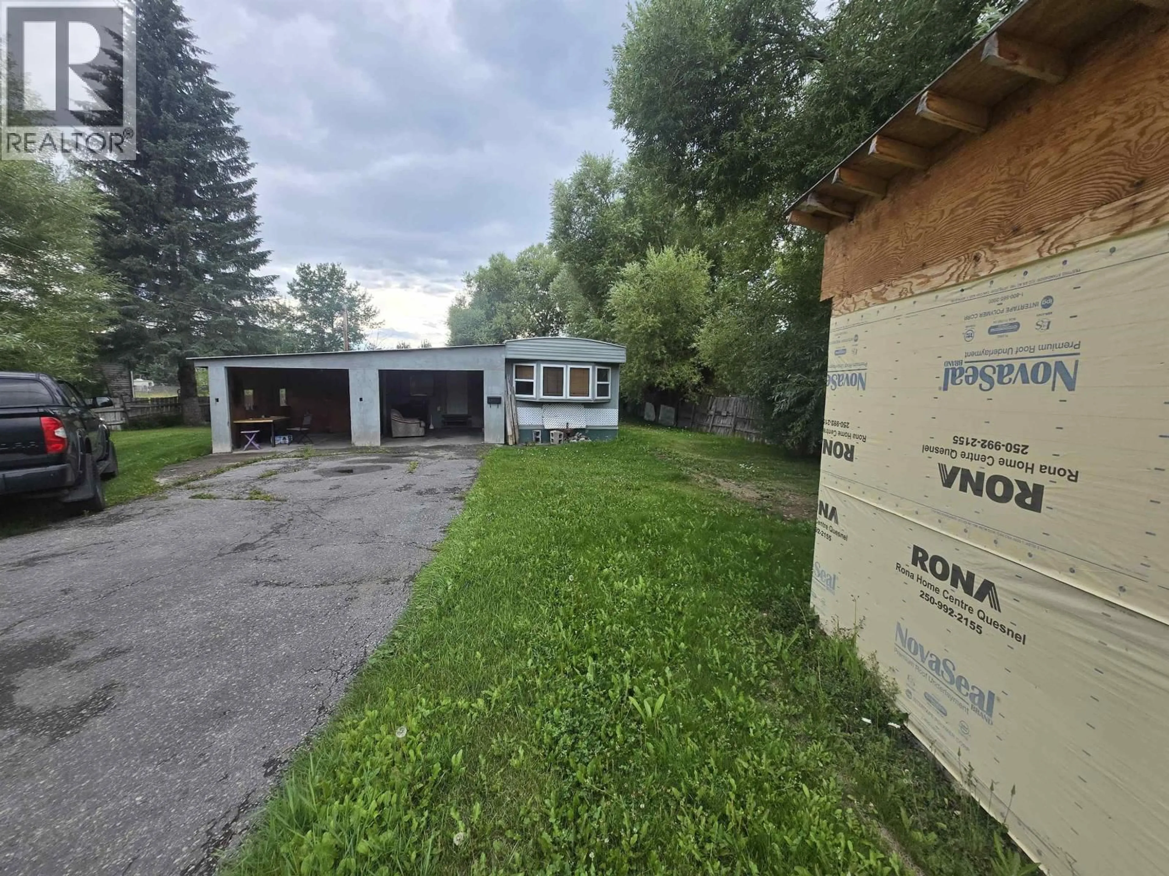 A pic from outside/outdoor area/front of a property/back of a property/a pic from drone, unknown for 1215 BASS ROAD, Quesnel British Columbia V2J3W6