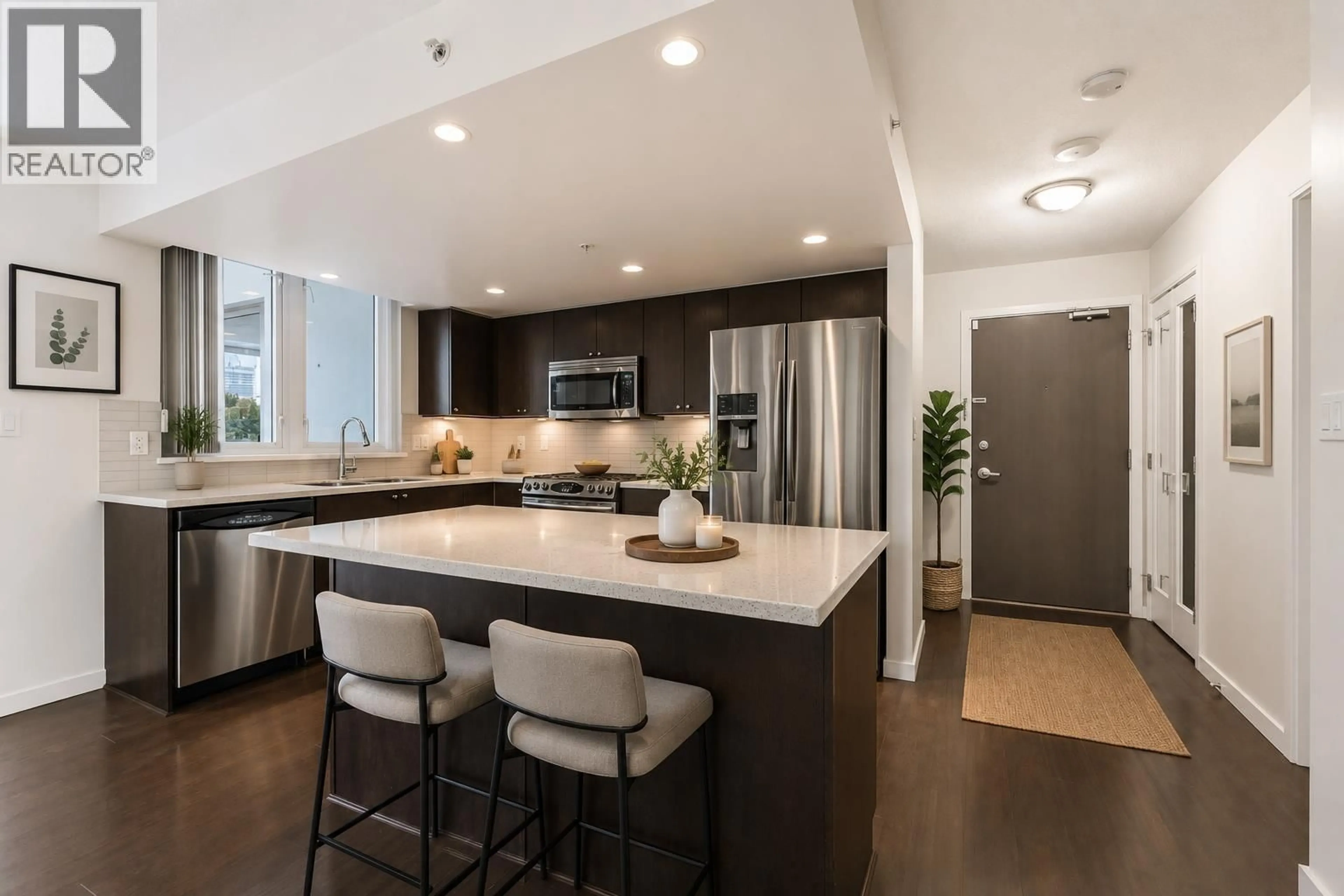 Open concept kitchen, unknown for 402 - 4400 BUCHANAN STREET, Burnaby British Columbia V5C0E3
