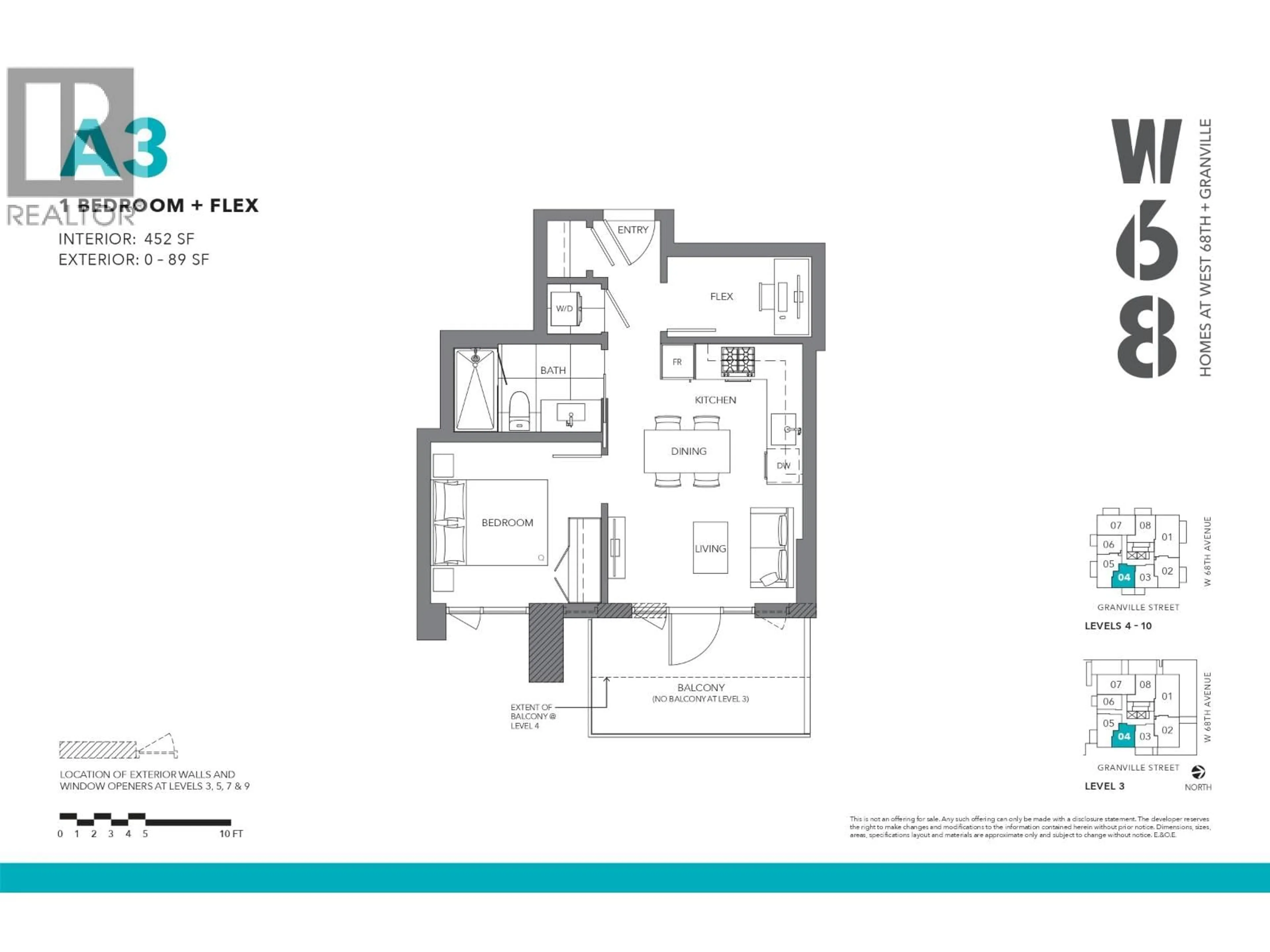 Floor plan for 904 - 8415 GRANVILLE STREET, Vancouver British Columbia V6P5E8
