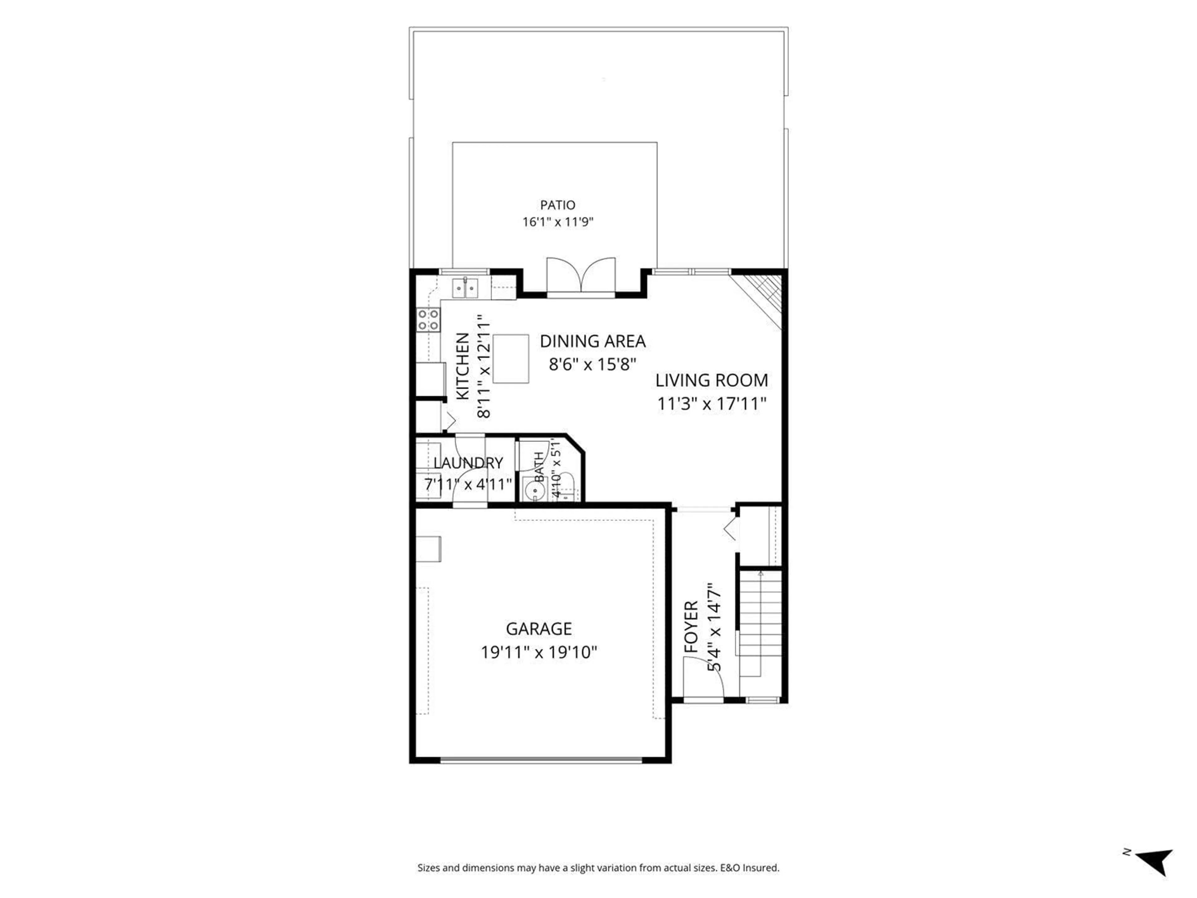 Floor plan for 64 - 6449 BLACKWOOD LANE, Chilliwack British Columbia V2R5X5