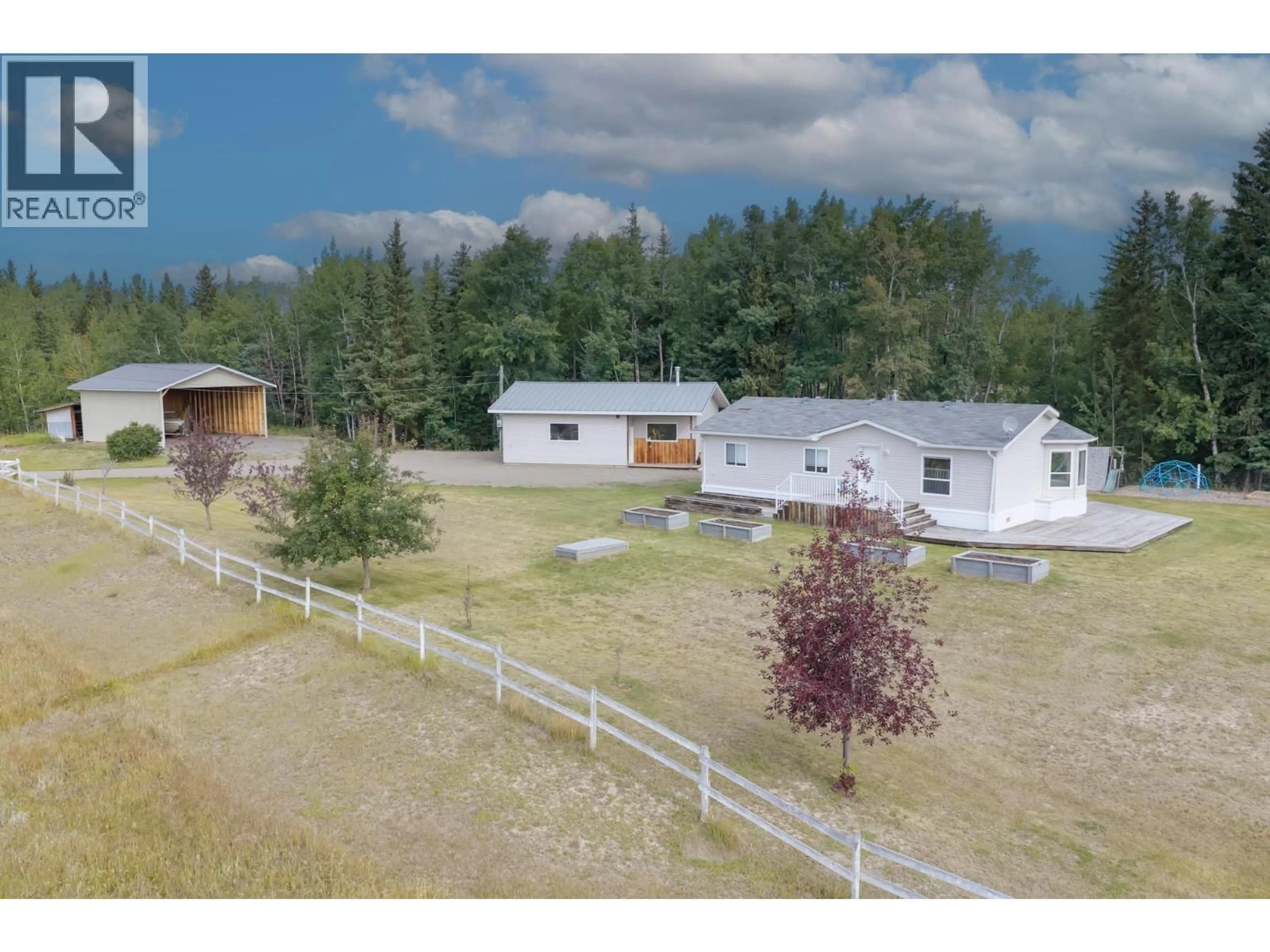A pic from outside/outdoor area/front of a property/back of a property/a pic from drone, unknown for 3620 ERICKSON ROAD, Vanderhoof British Columbia V0J3A2
