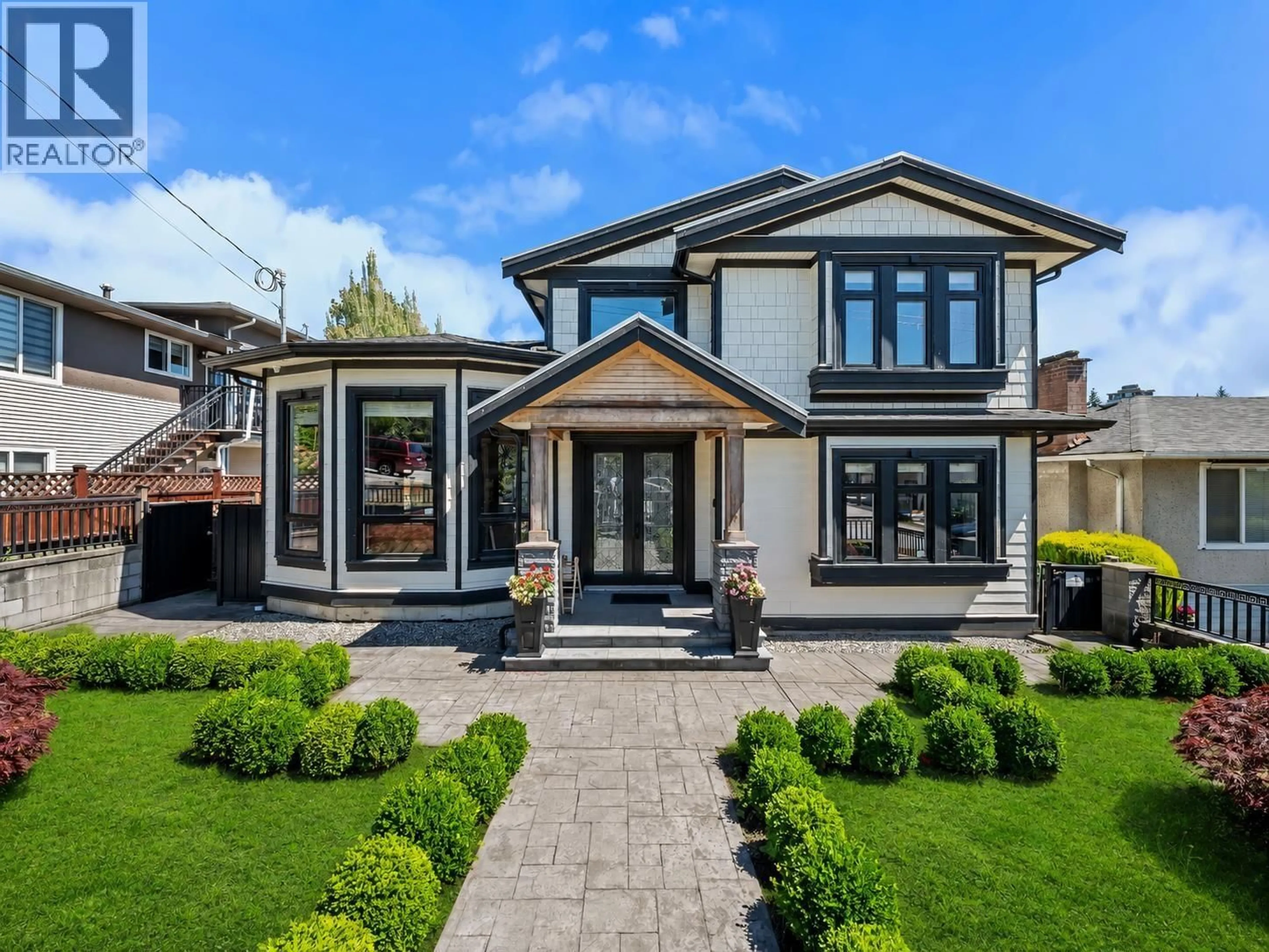 Home with brick exterior material, street for 7626 HEDLEY AVENUE, Burnaby British Columbia V5E2R3