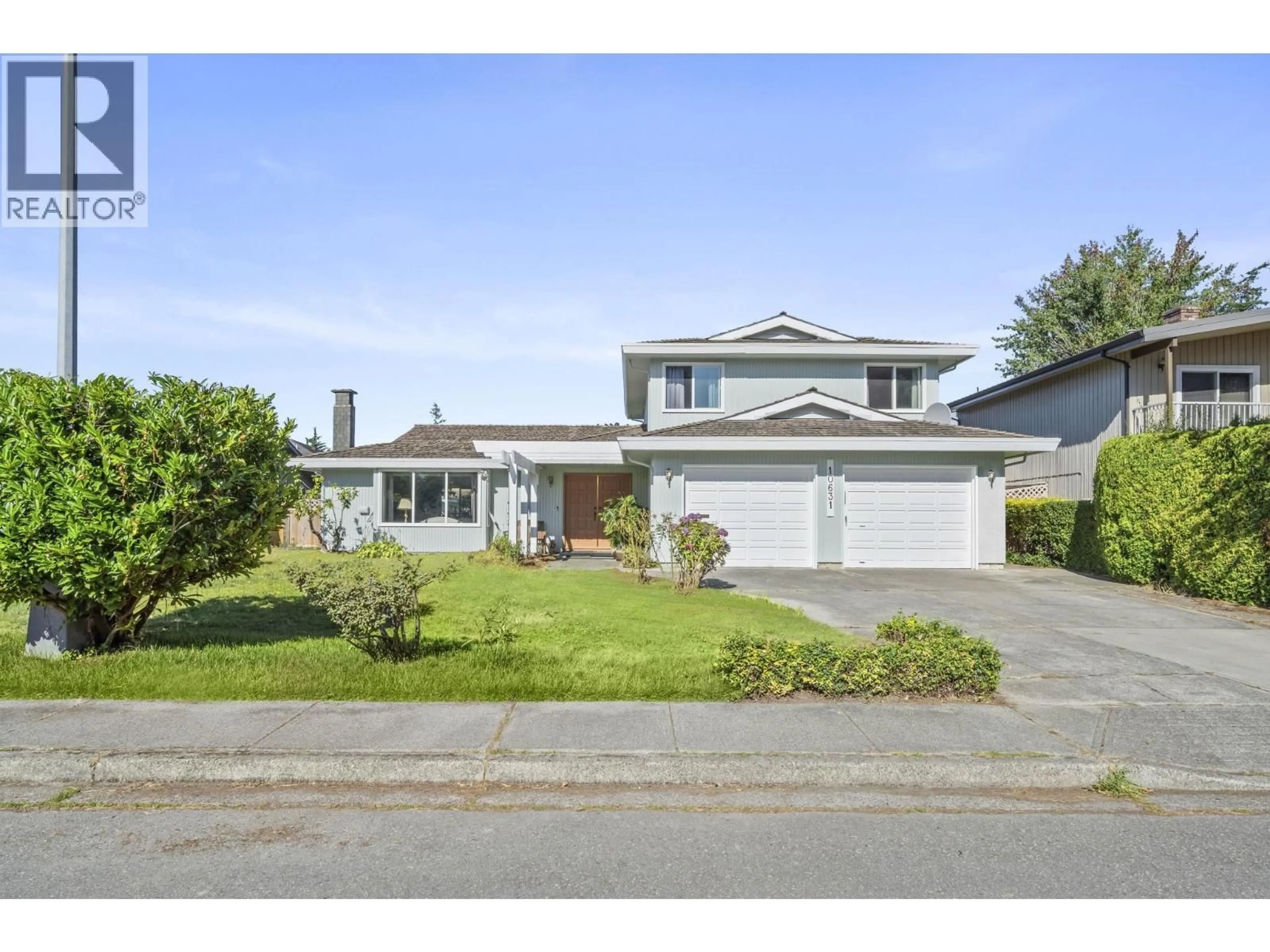 Home with vinyl exterior material, street for 10631 TREPASSEY DRIVE, Richmond British Columbia V7E4K8