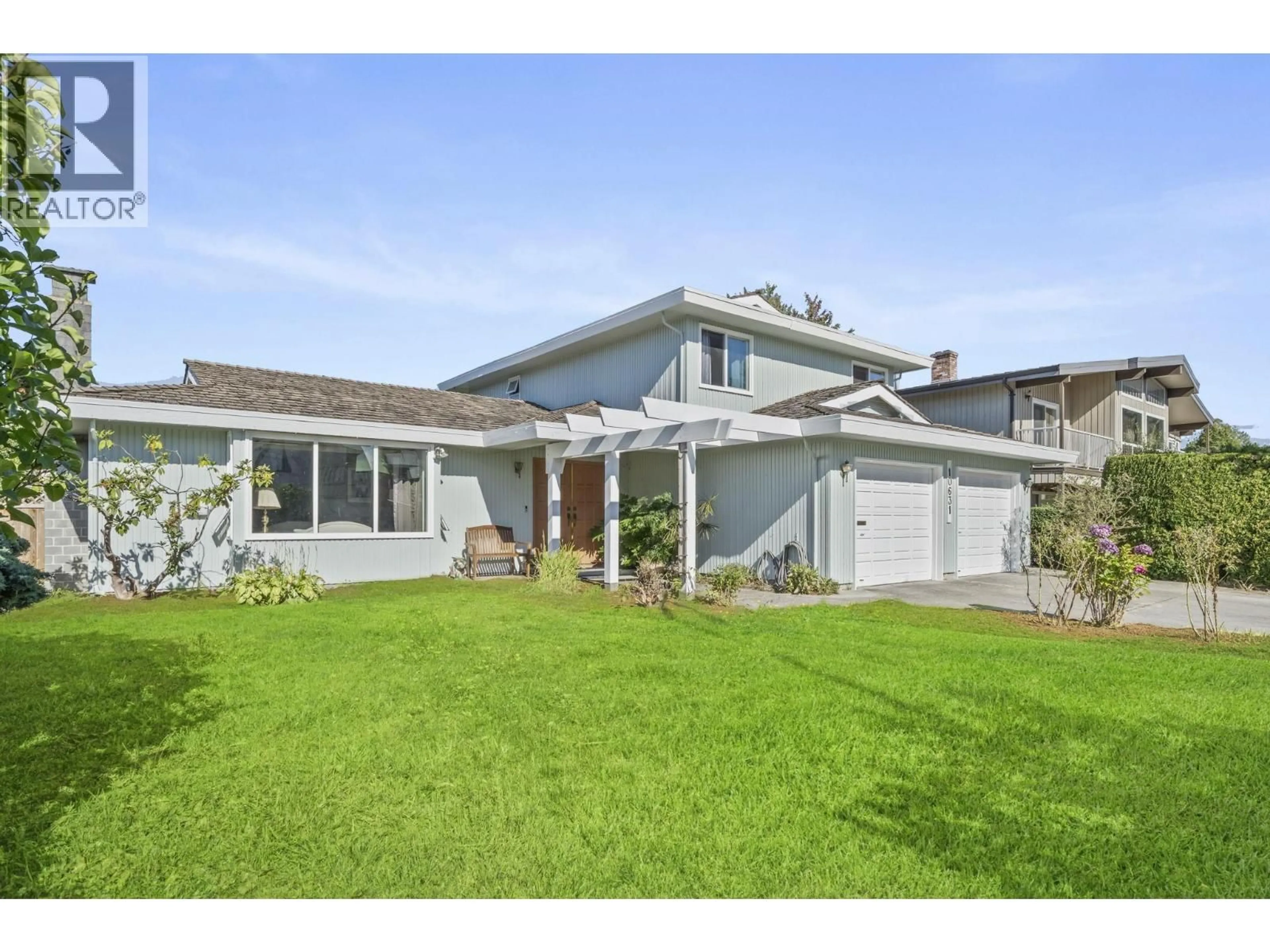 Home with vinyl exterior material, street for 10631 TREPASSEY DRIVE, Richmond British Columbia V7E4K8