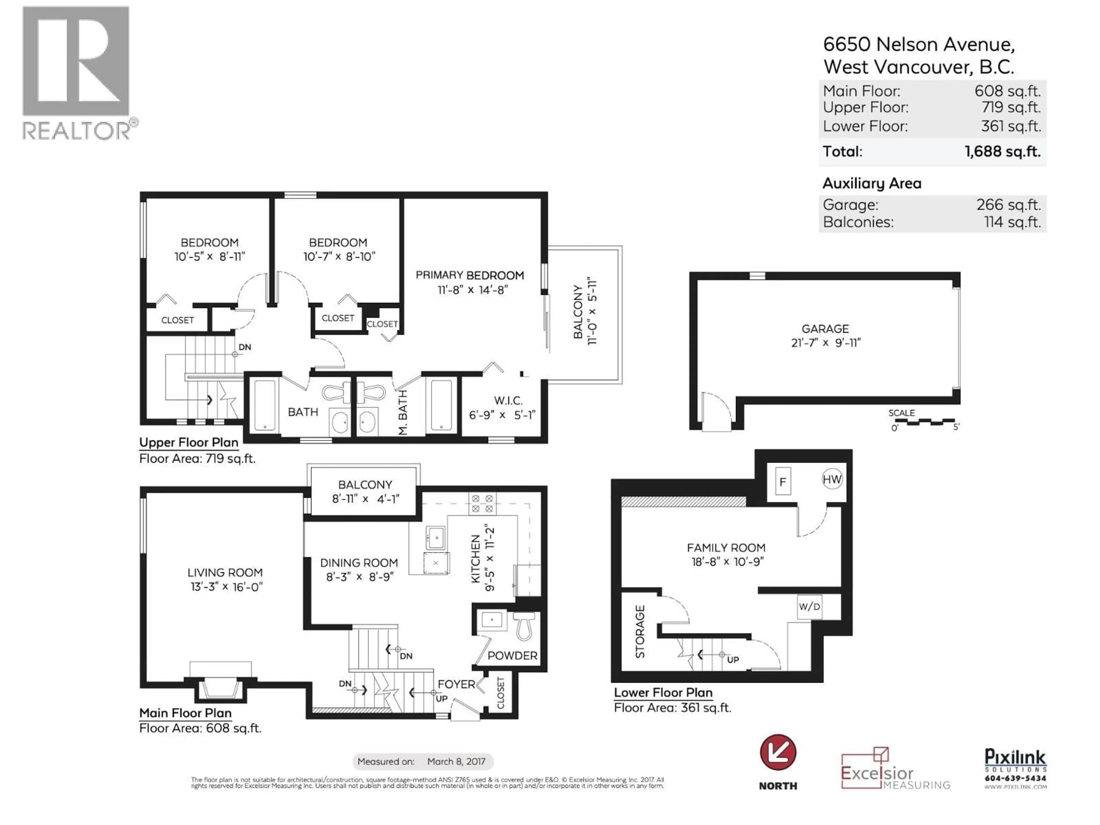 Floor plan for 6650 NELSON AVENUE, West Vancouver British Columbia V7W2B1