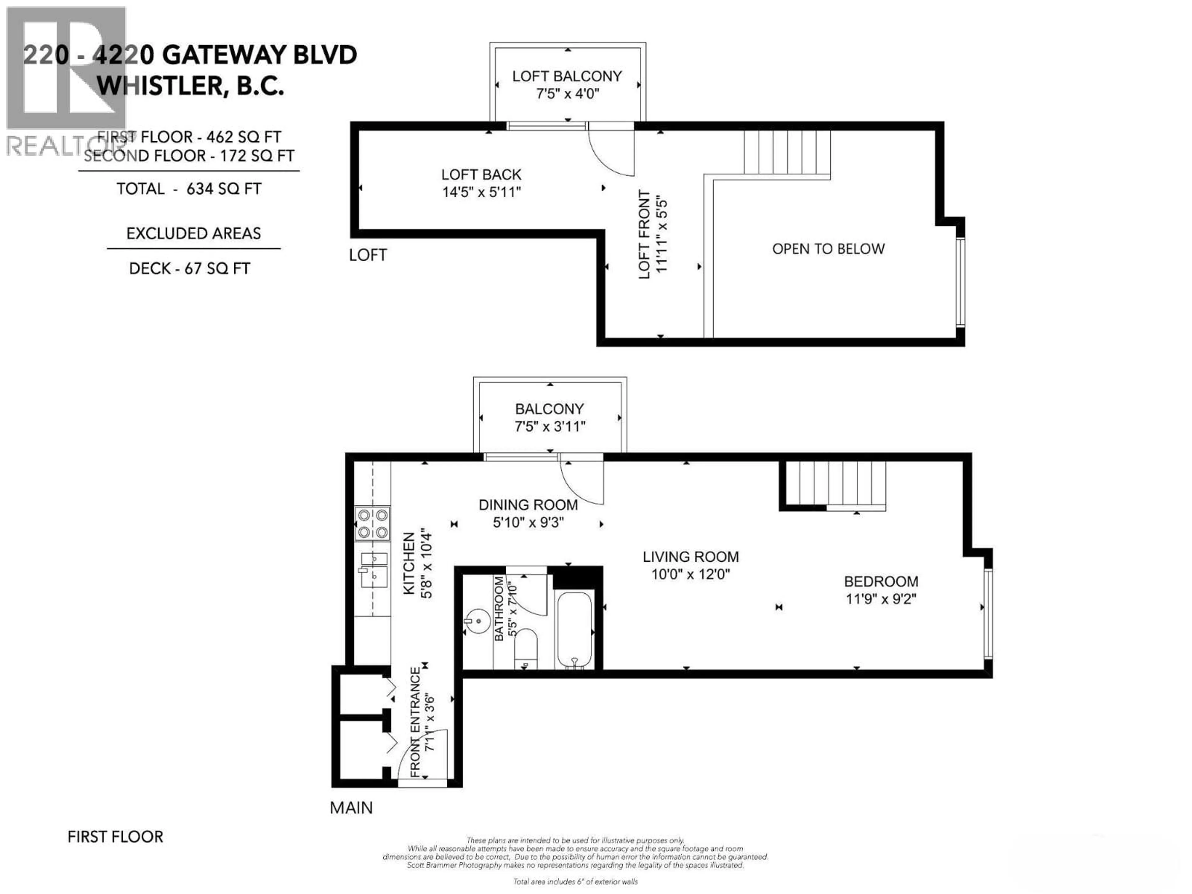 Floor plan for 220 - 4220 GATEWAY DRIVE, Whistler British Columbia V8E0Z7