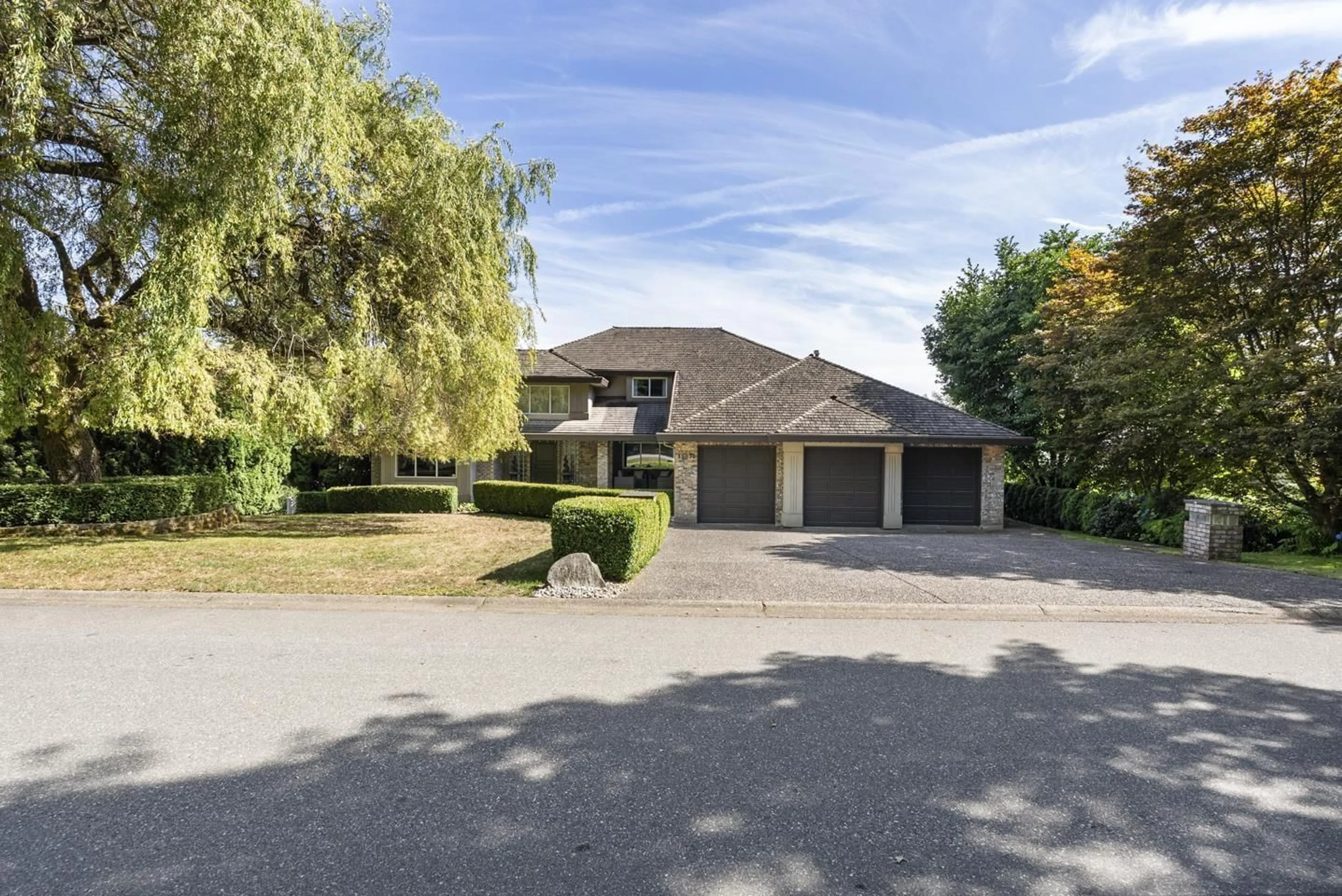 A pic from outside/outdoor area/front of a property/back of a property/a pic from drone, street for 16672 77 AVENUE, Surrey British Columbia V3S8G1