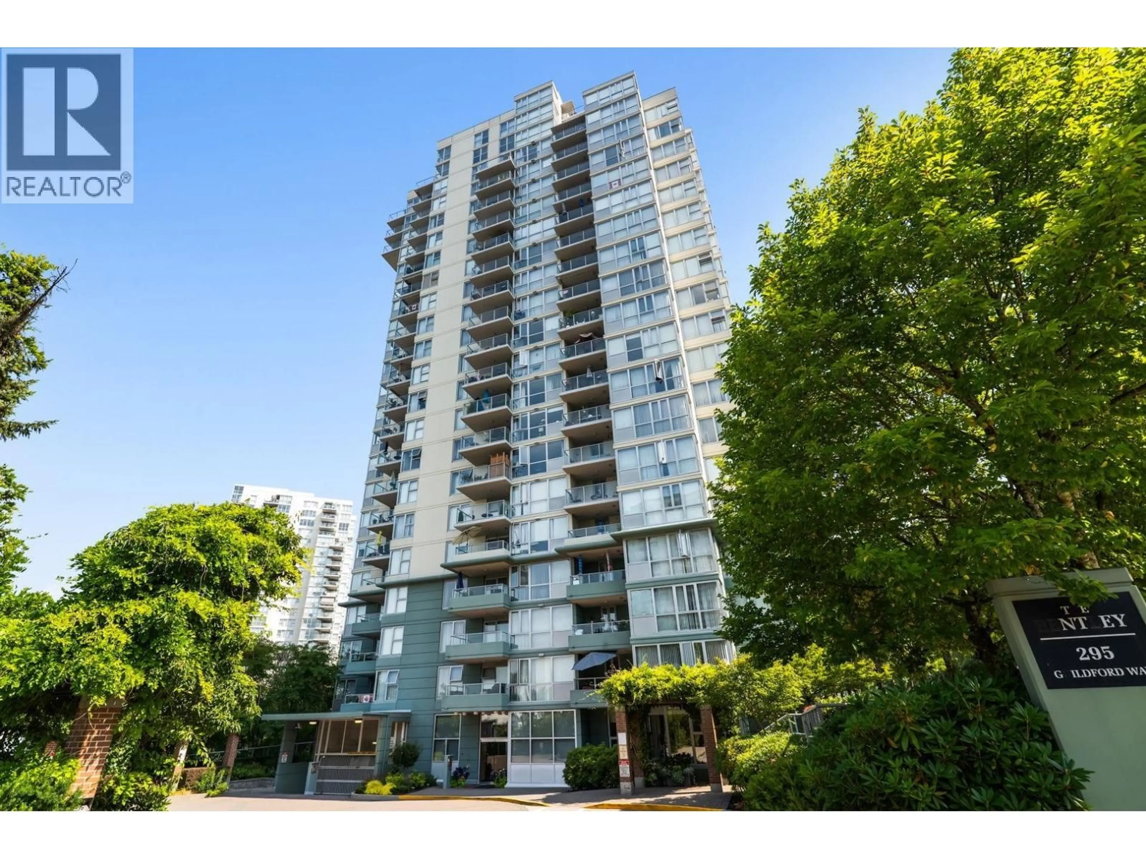 A pic from outside/outdoor area/front of a property/back of a property/a pic from drone, unknown for 902 - 295 GUILDFORD WAY, Port Moody British Columbia V3H5N3