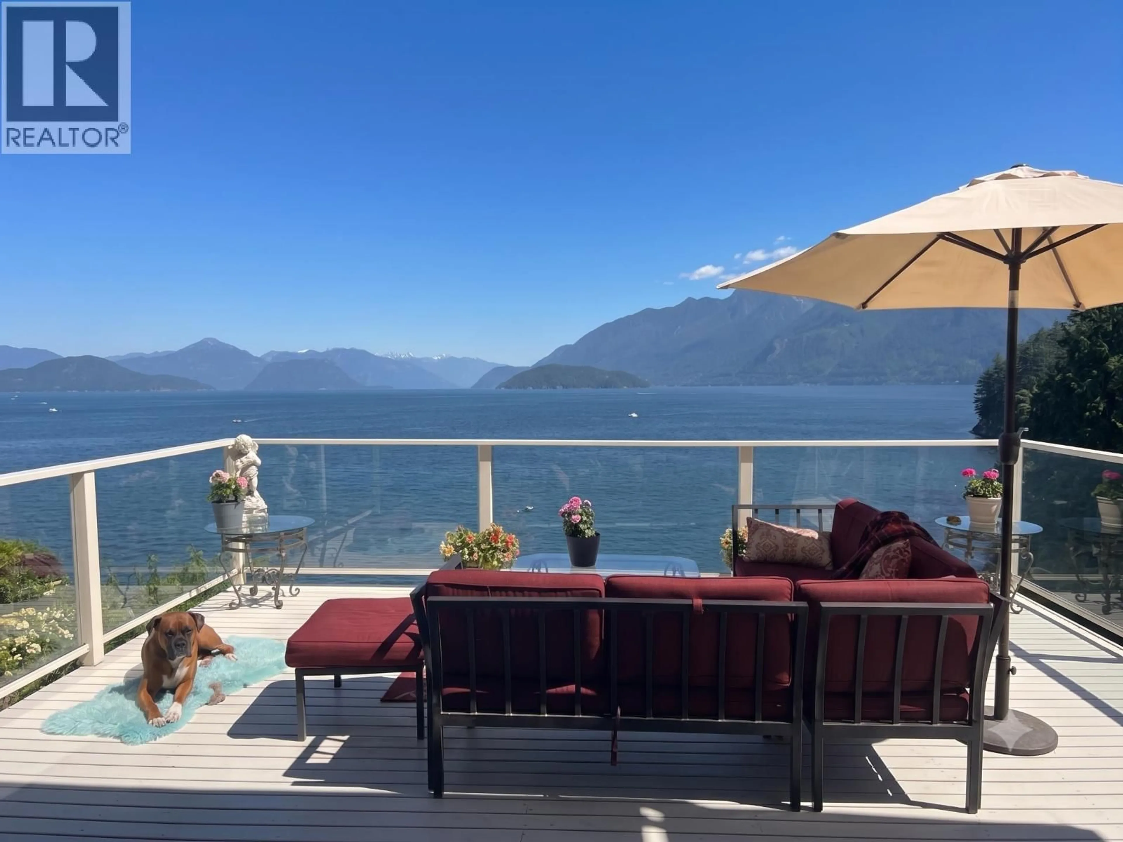 Patio, water/lake/river/ocean view for 7145 CLIFF ROAD, West Vancouver British Columbia V7W2L3