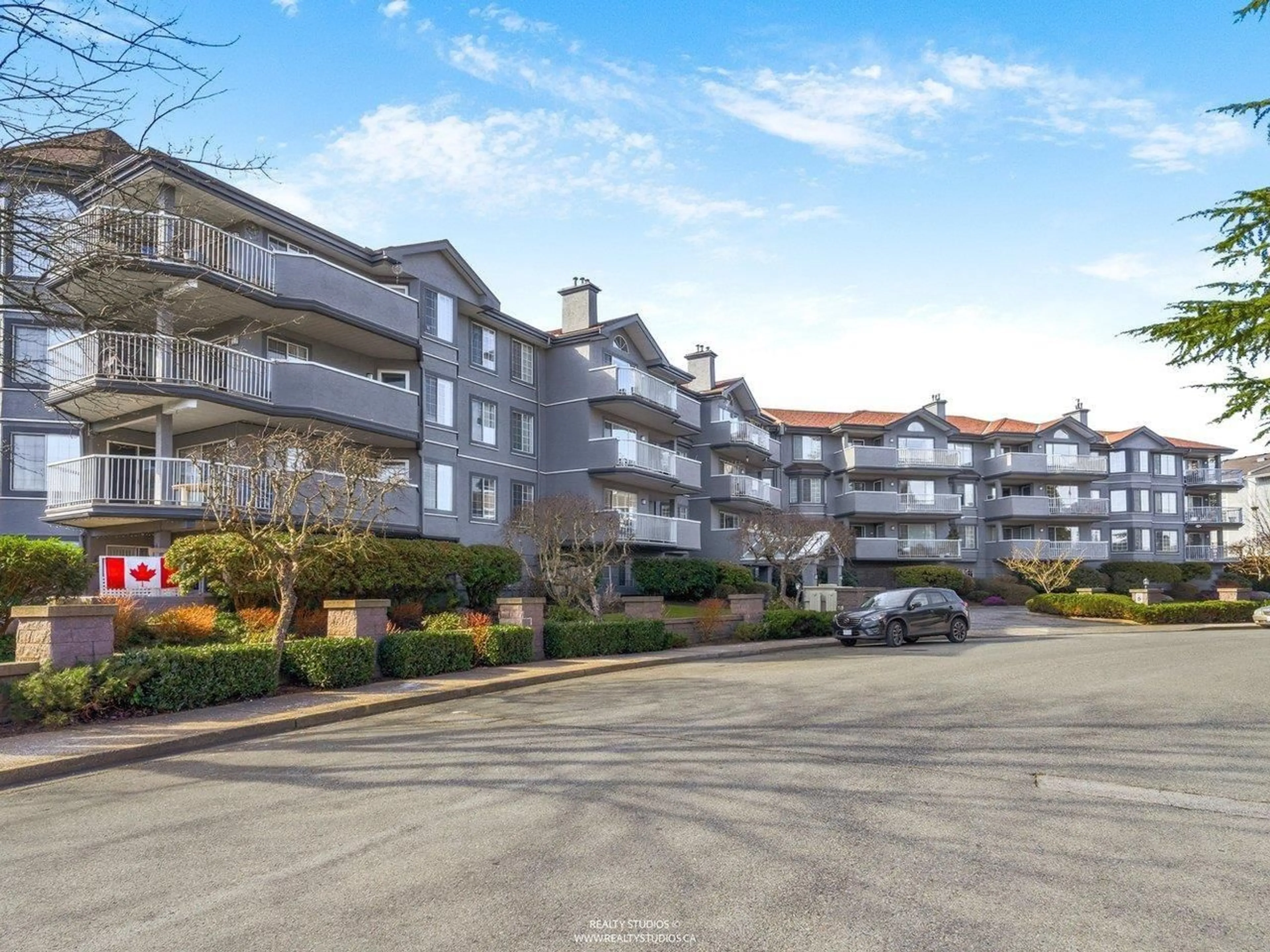 A pic from outside/outdoor area/front of a property/back of a property/a pic from drone, mountain view for 312 - 5375 205 STREET, Langley British Columbia V3A7V7