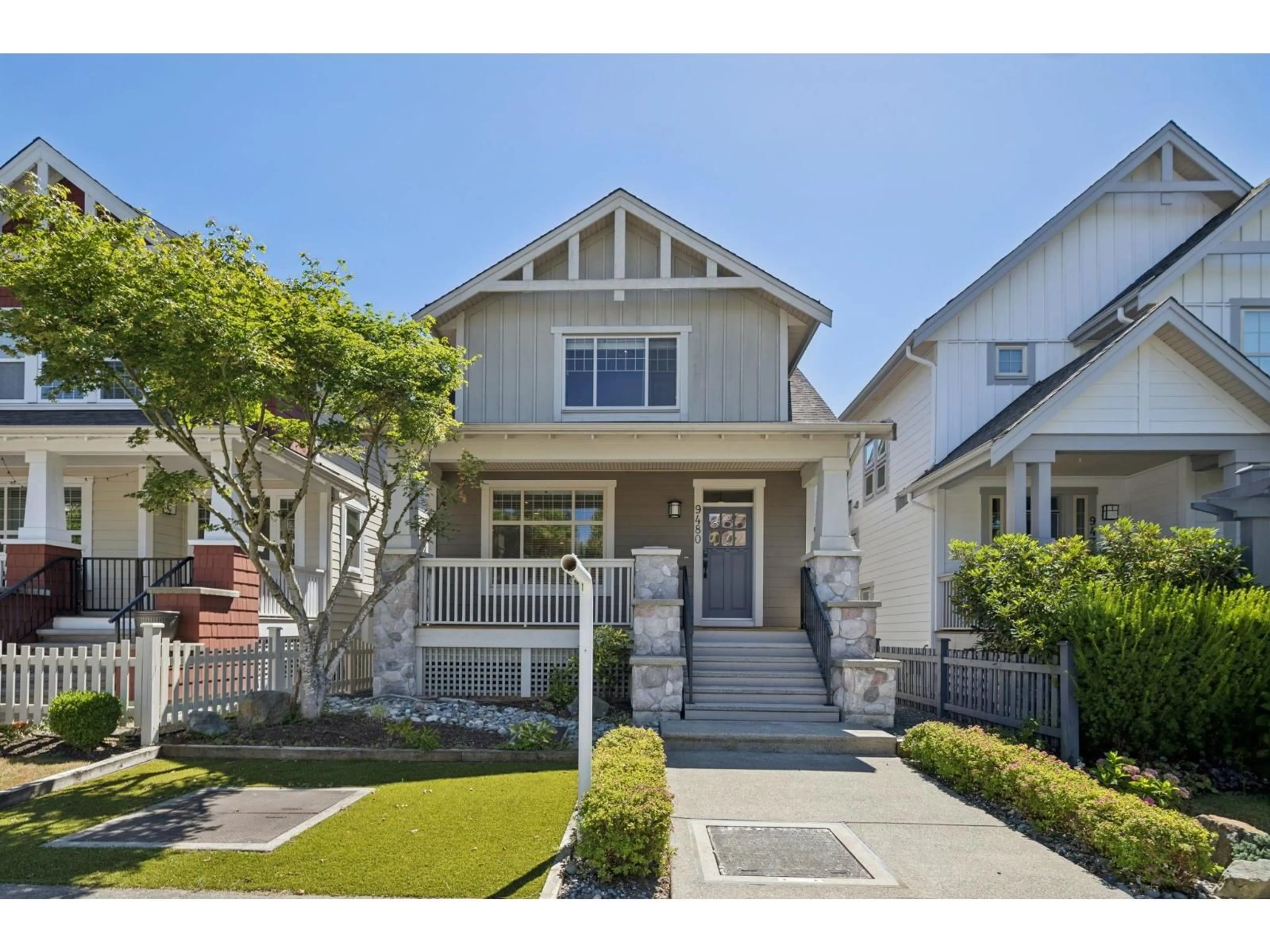 Home with vinyl exterior material, street for 9480 WASKA STREET, Langley British Columbia V1M4G5