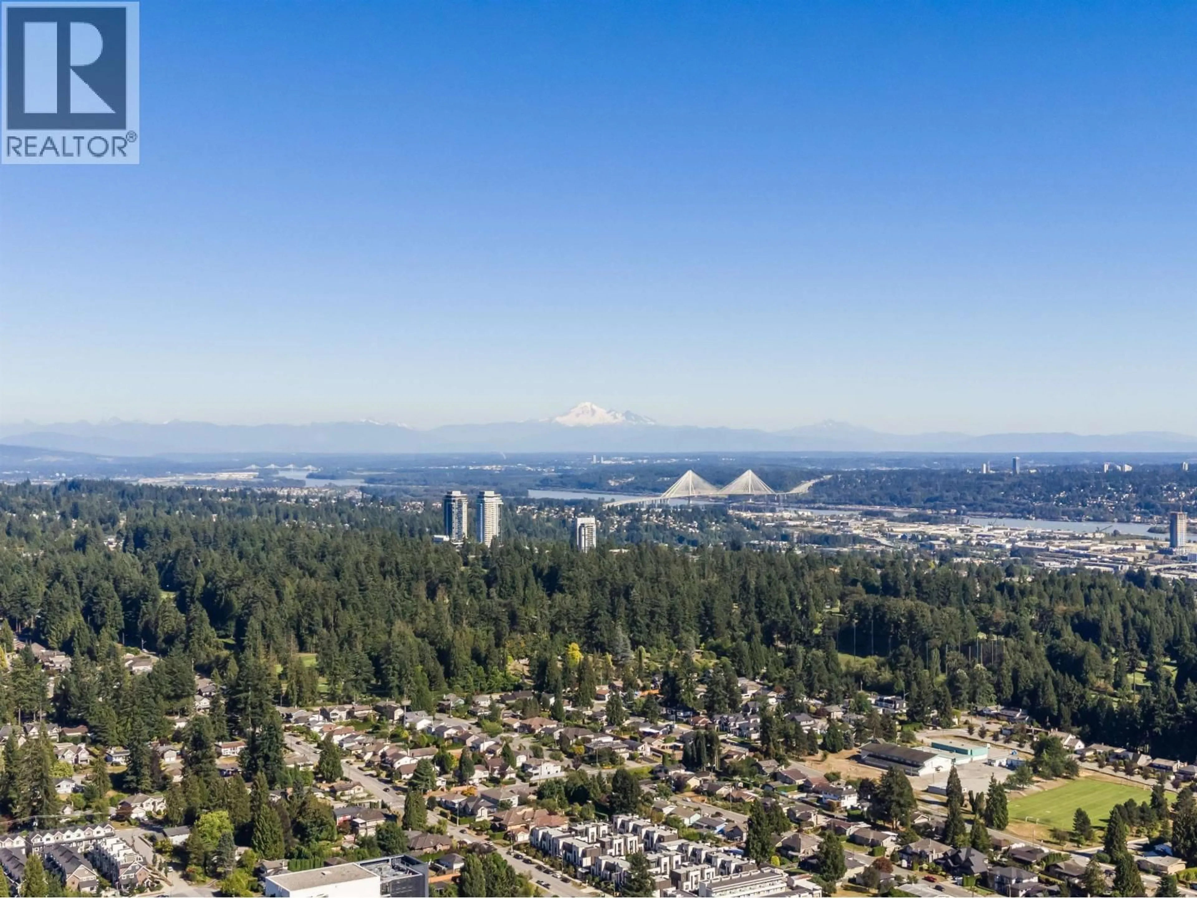 A pic from outside/outdoor area/front of a property/back of a property/a pic from drone, mountain view for 2205 - 518 CLARKE ROAD, Coquitlam British Columbia V3J3X2