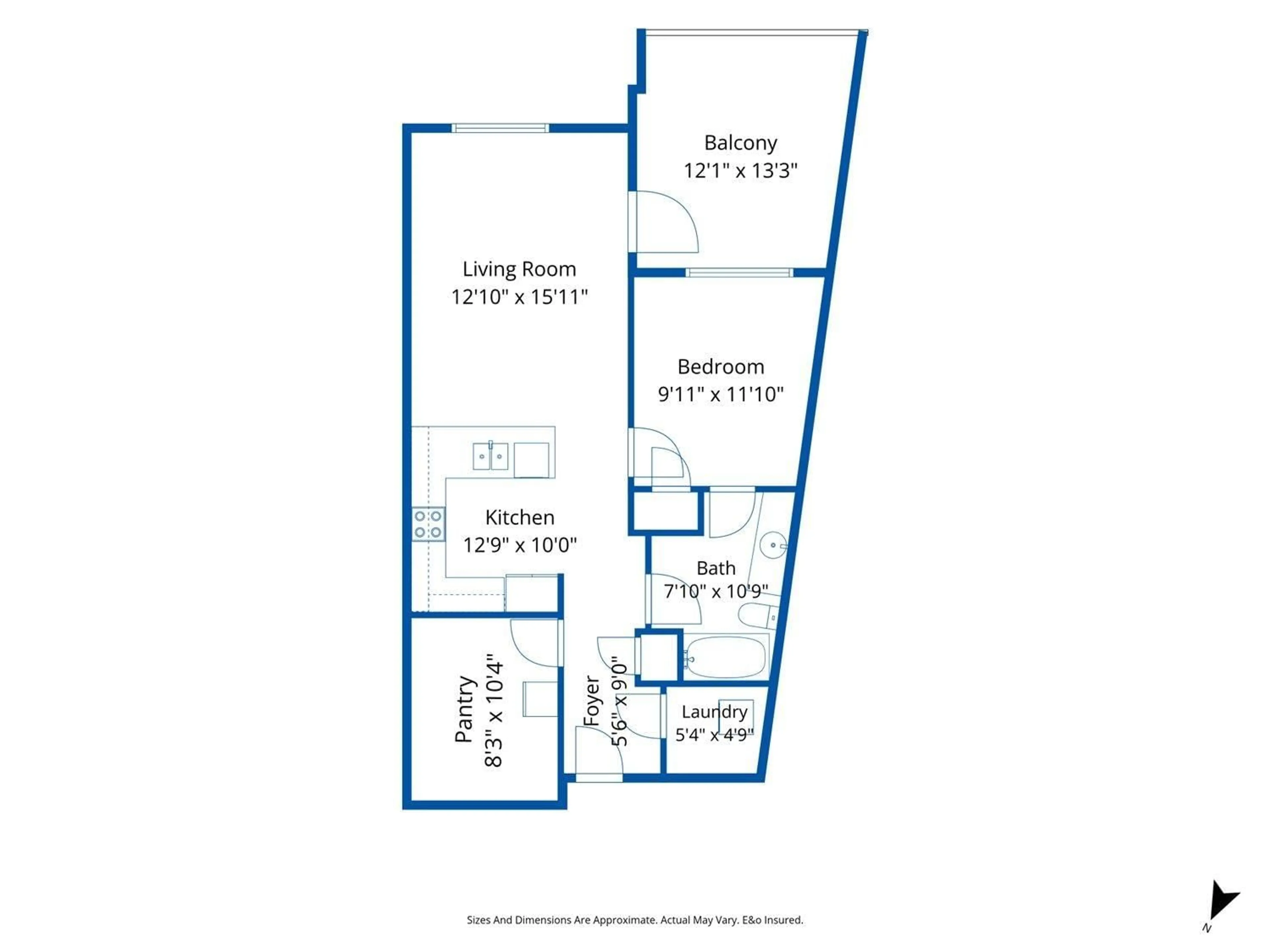 Floor plan for 311 - 45389 CHEHALIS DRIVE, Chilliwack British Columbia V2R0T9